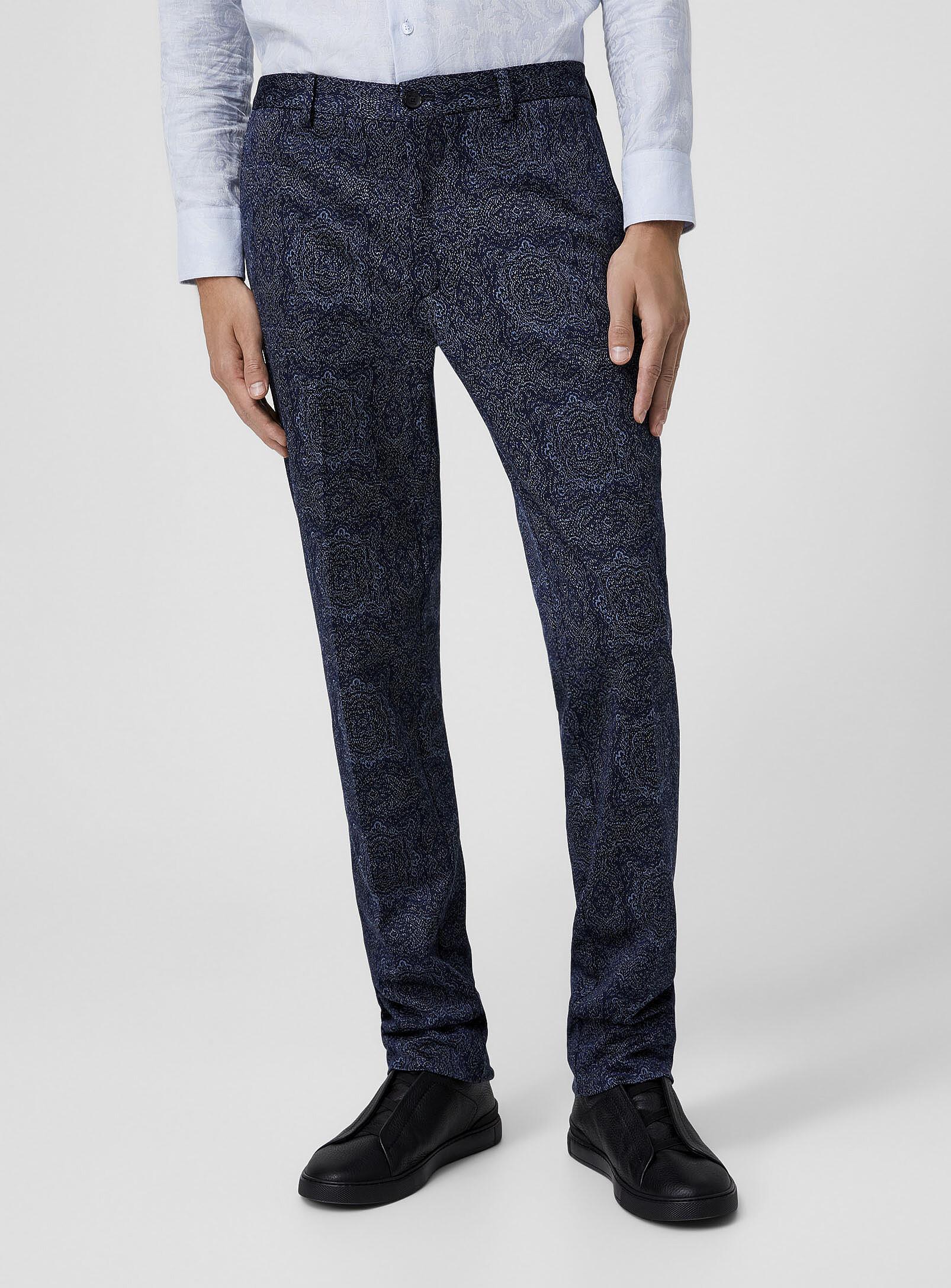 ショートパンツ Etro Cream Cotton Straight Pants ショートパンツ .-- CLEA （オープンブルー） -MANGO - マンゴ