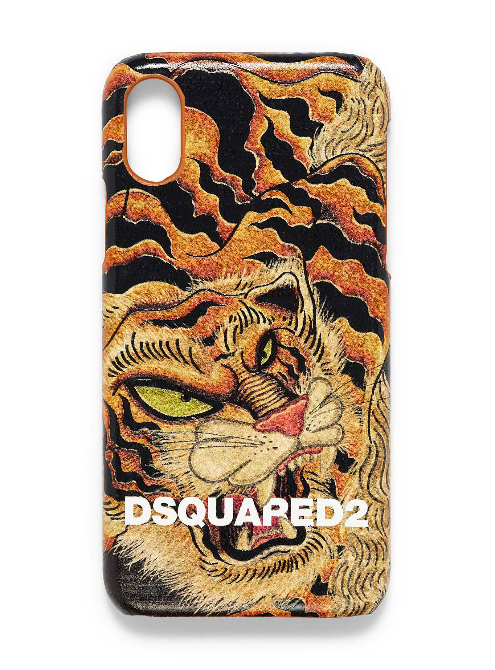 DSquared² Iphone X Tiger Case in Orange for Men - Lyst