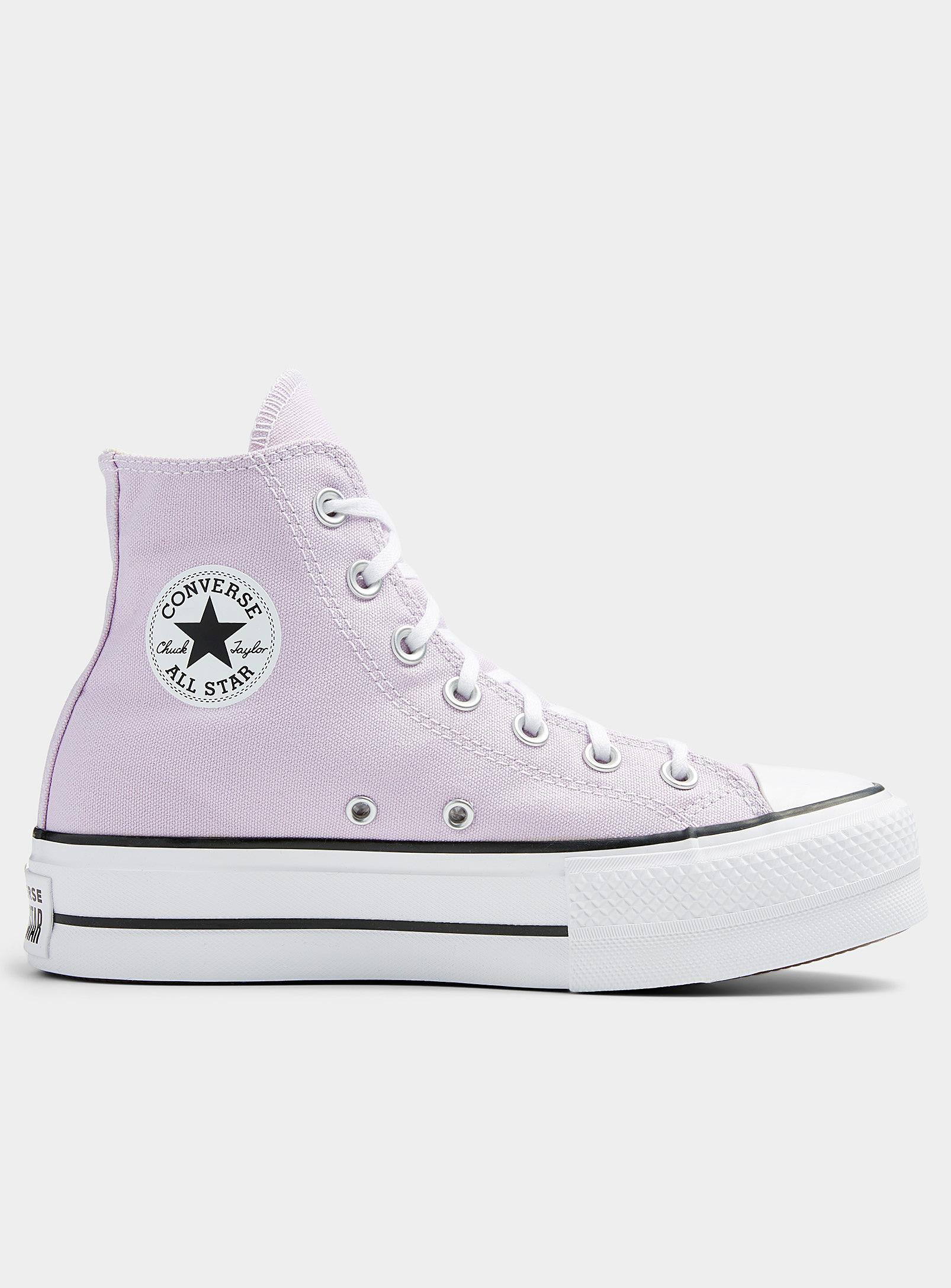 Converse Chuck Taylor All Star High Top Amethyst Platform Sneakers Women in  Purple | Lyst