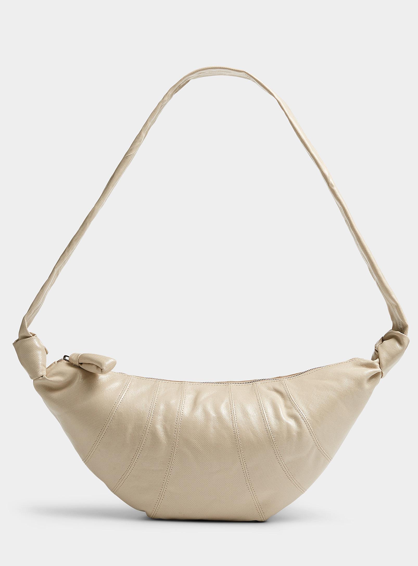 Lemaire Croissant Coated Fabric Bag in Natural | Lyst