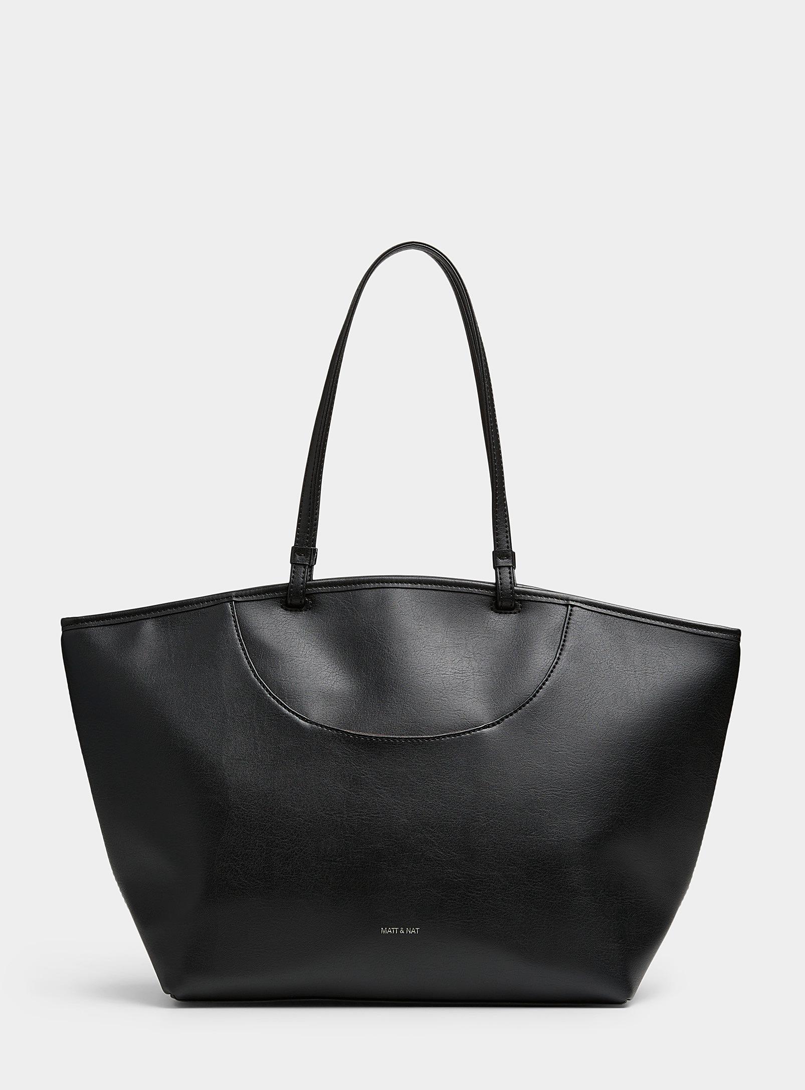 Matt & Nat Allie Oversized Tote in Black | Lyst