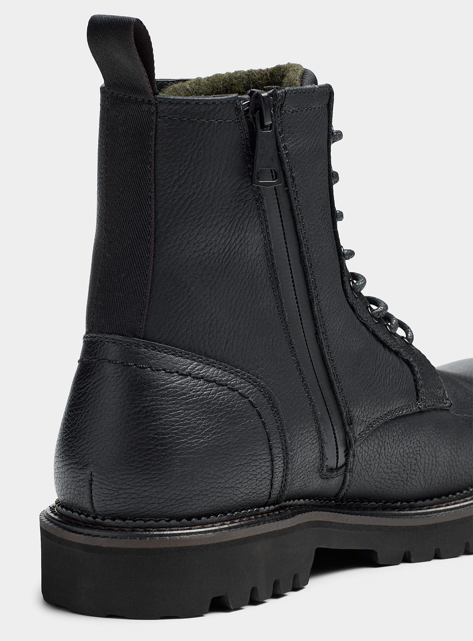 Exceder paso Mejorar Steve Madden Cade Lined Waterproof Combat Boots Men in Black for Men | Lyst