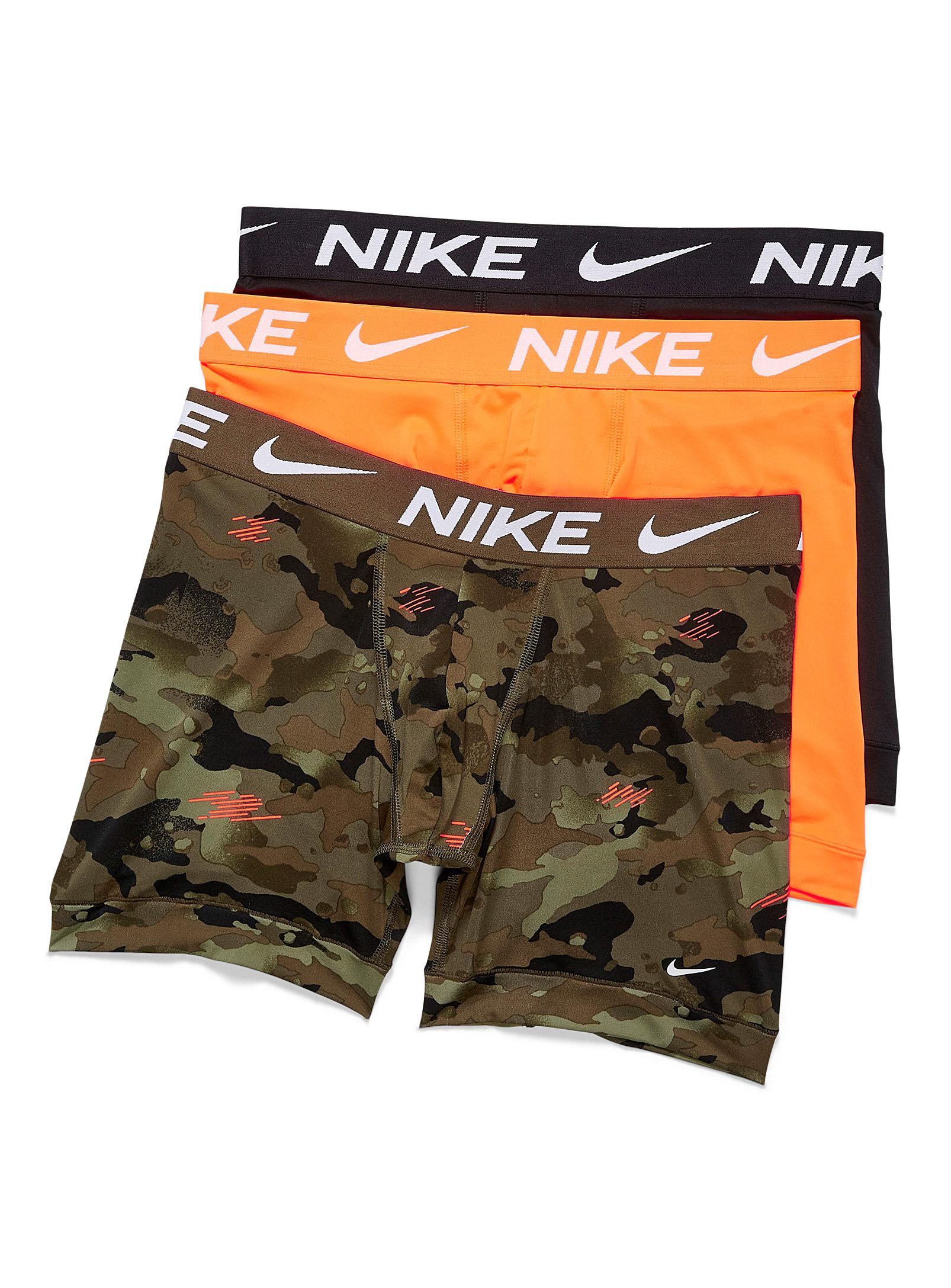 Nike Micro Boxer Briefs 3 Orange for Men | Lyst