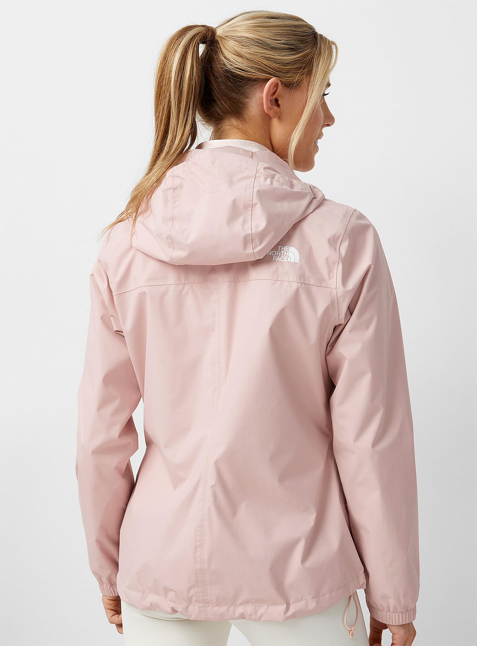 The North Face Hooded Raincoat in Pink Lyst