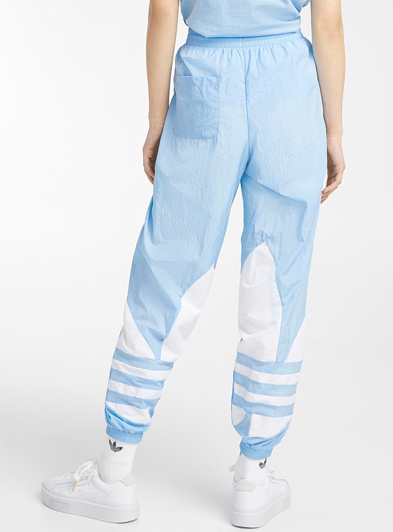 powder blue adidas pants
