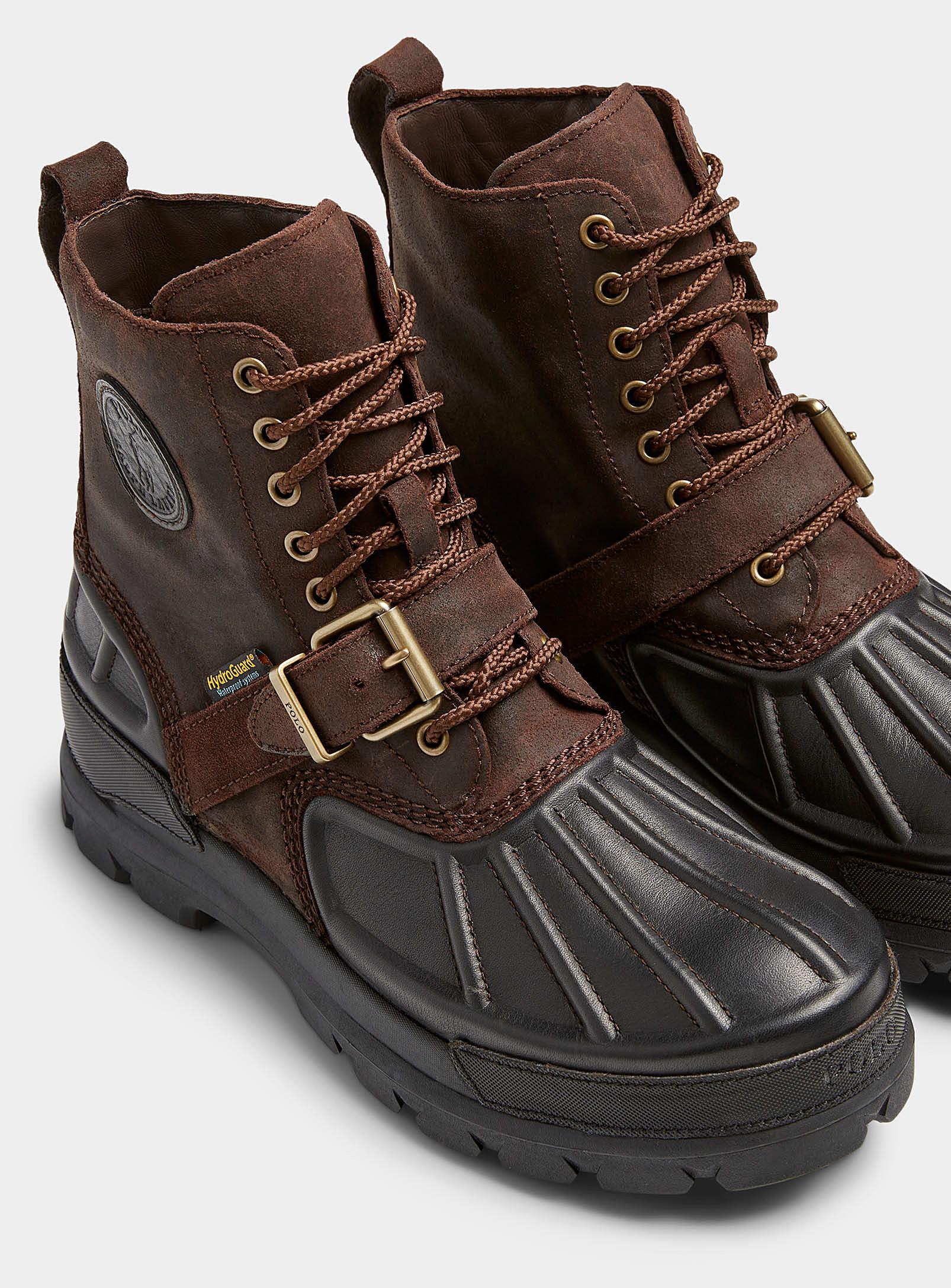 Polo Ralph Lauren Oslo Waterproof Boots Men in Brown for Men | Lyst