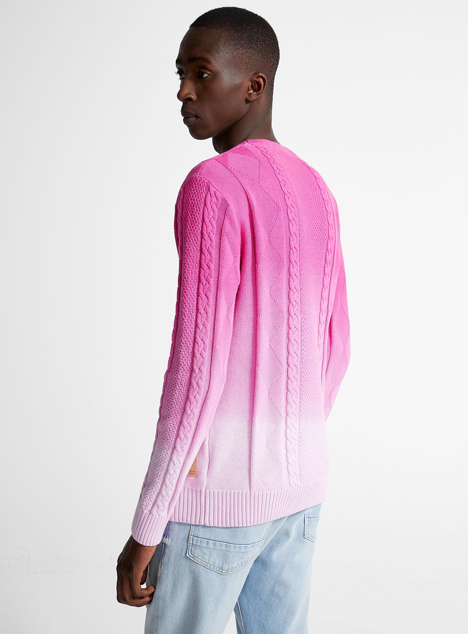 Scotch & Soda Ombré Sweater in Pink for Men | Lyst