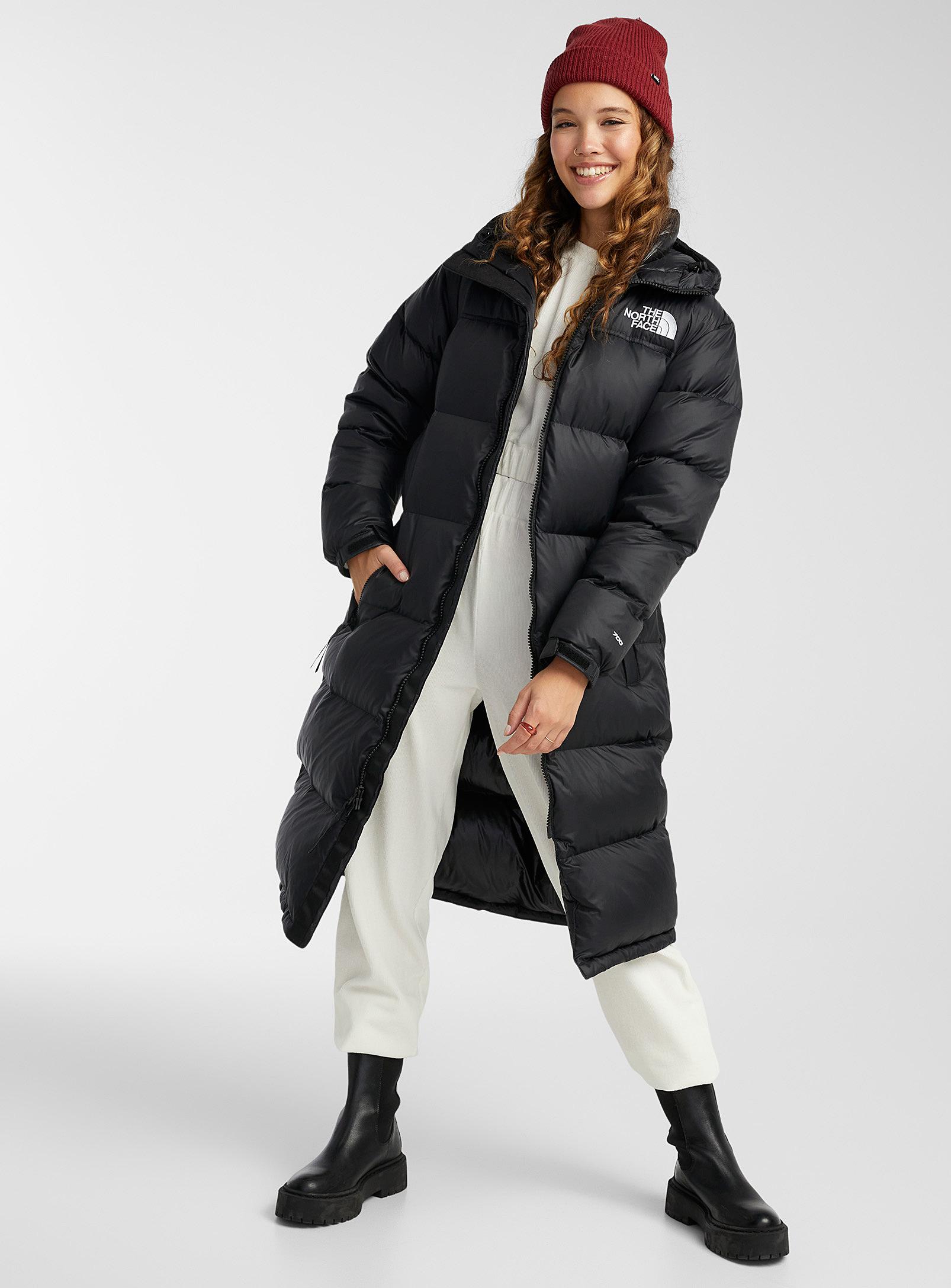 long puffer north face jacket