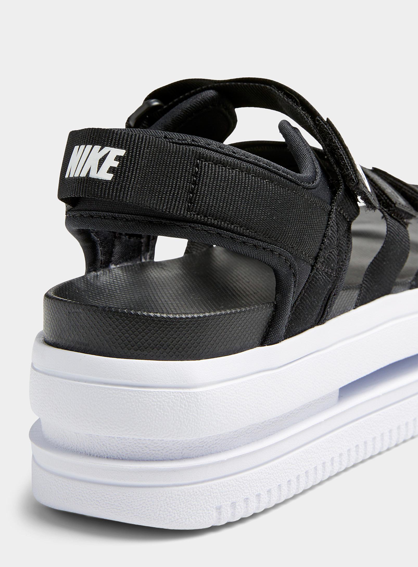 Nike Icon Classic Platform Sandals Women in Black | Lyst