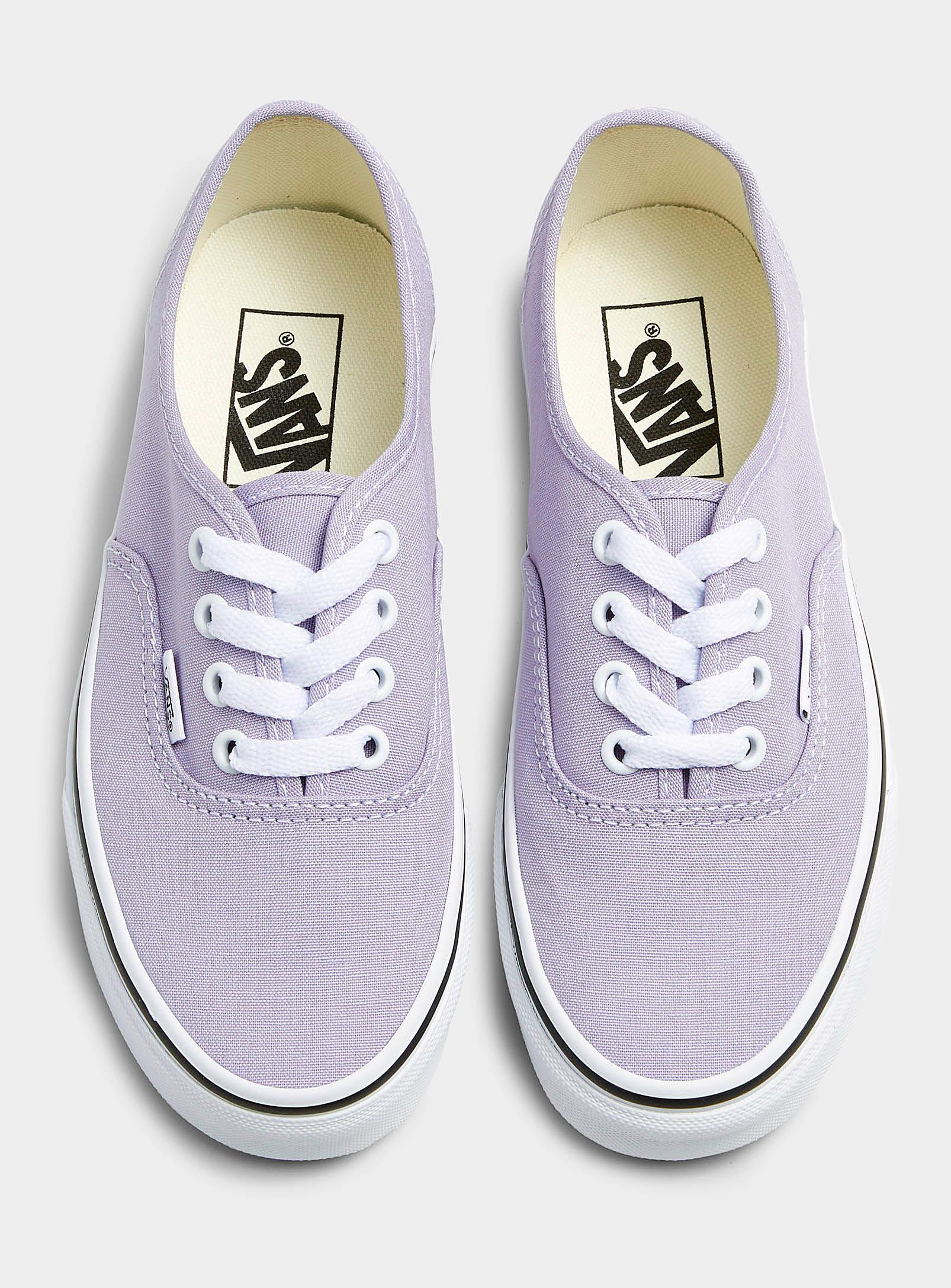 Vans Canvas Authentic Lavender Sneakers Women in Mauve (Purple) | Lyst