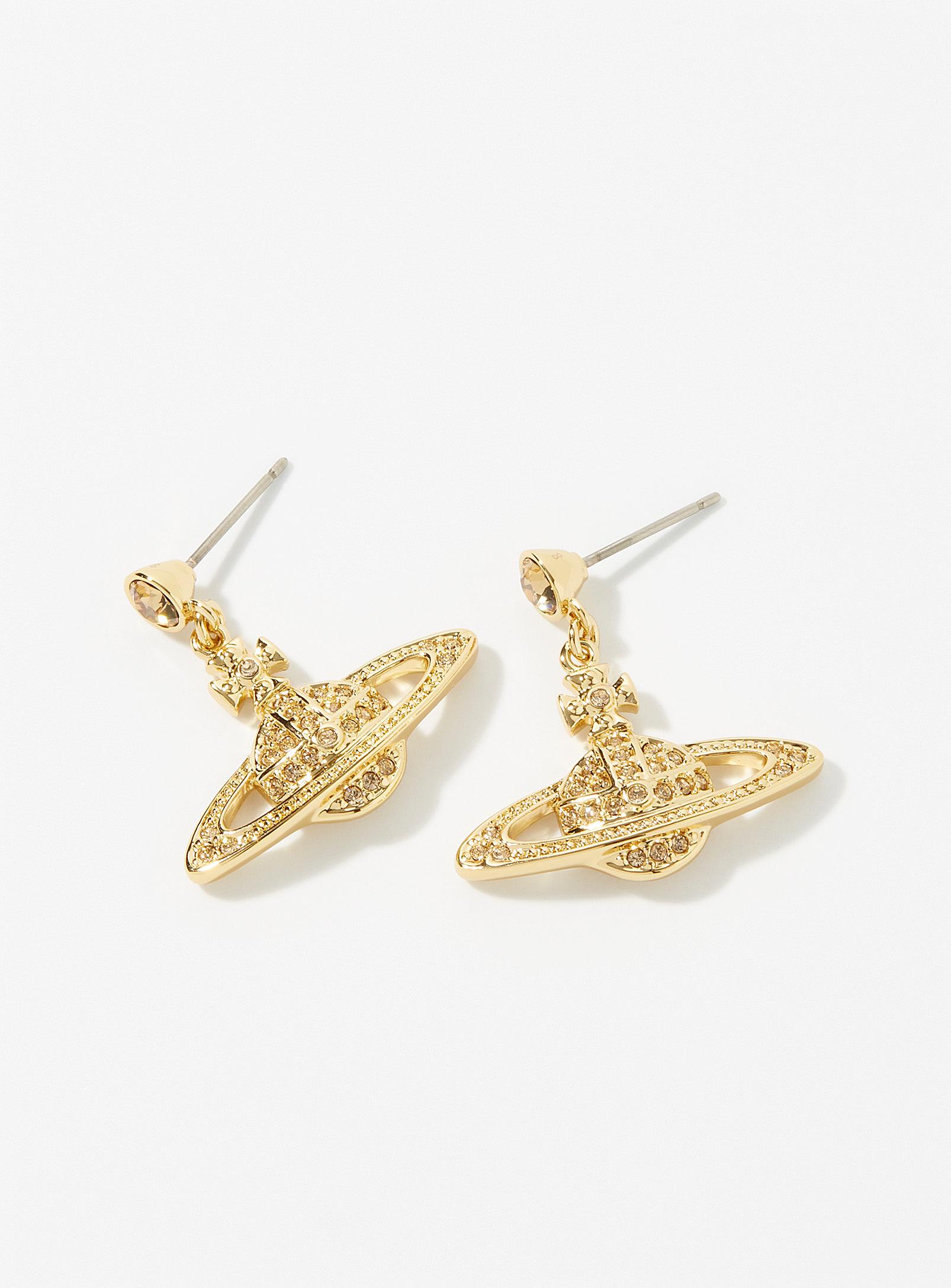 Vivienne Westwood Long Mini Bas Relief Earrings in Metallic Lyst