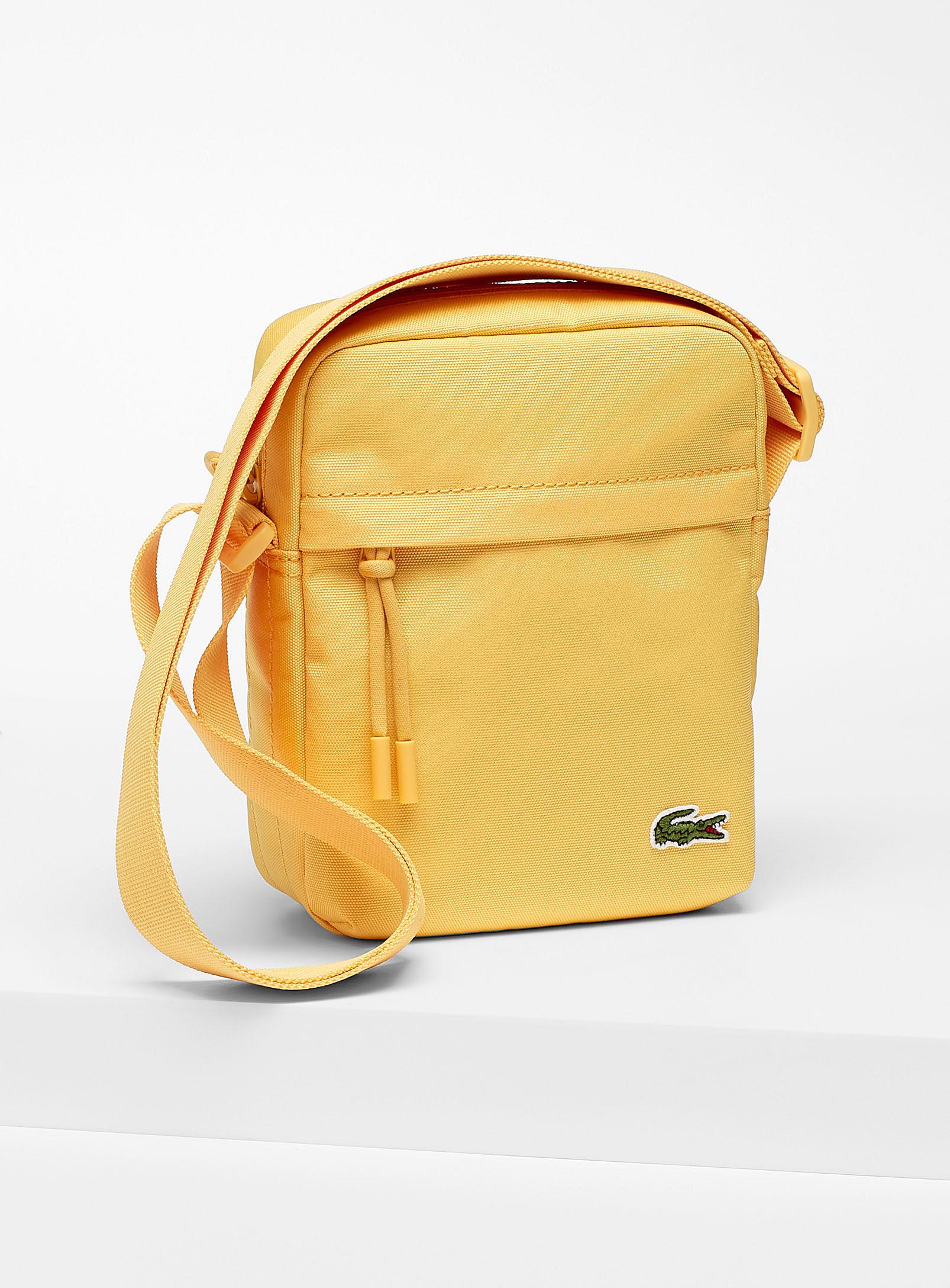 yellow lacoste bag