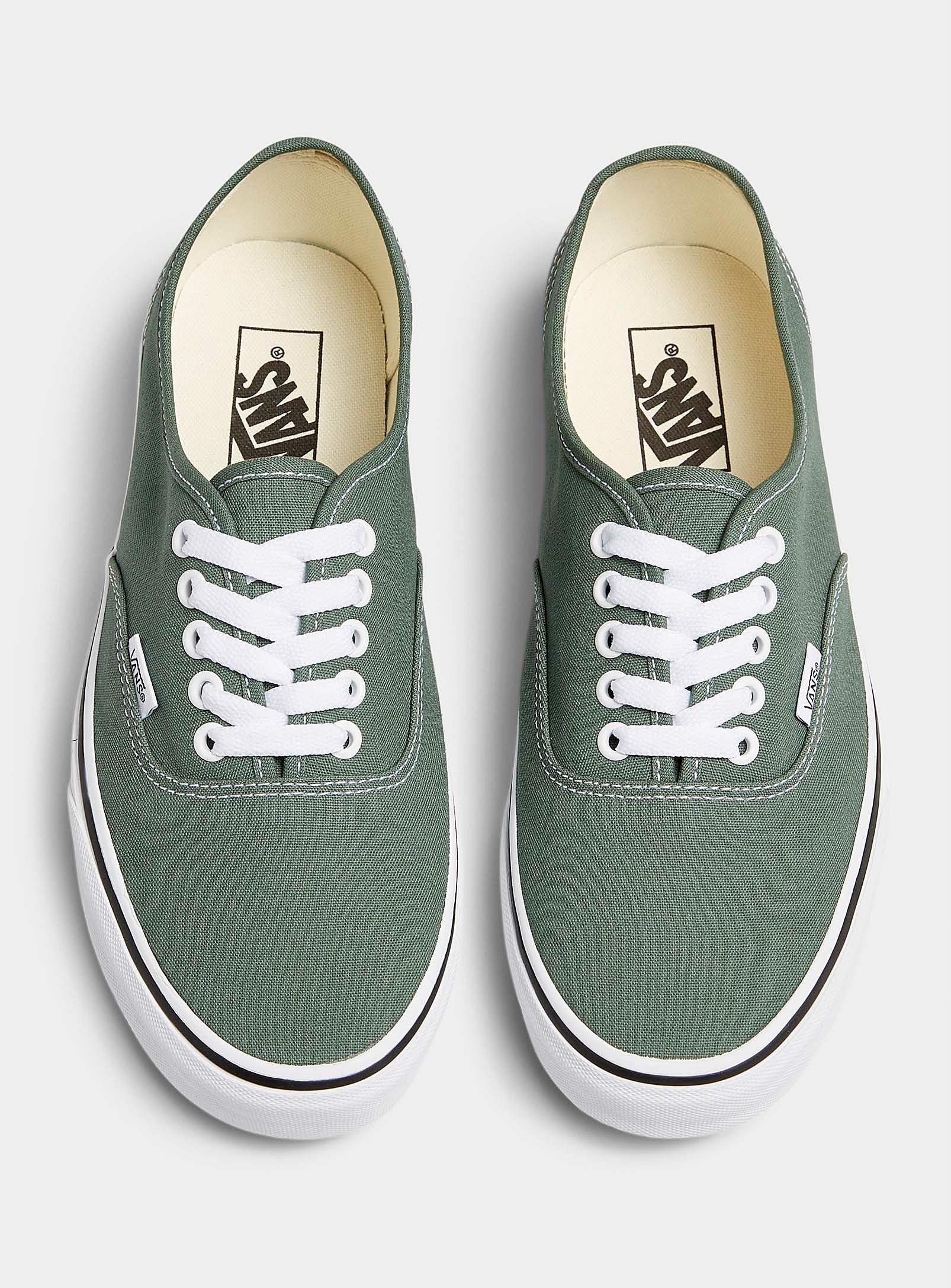 Vans Color Theory Authentic Sneakers Men in Green for Men | Lyst
