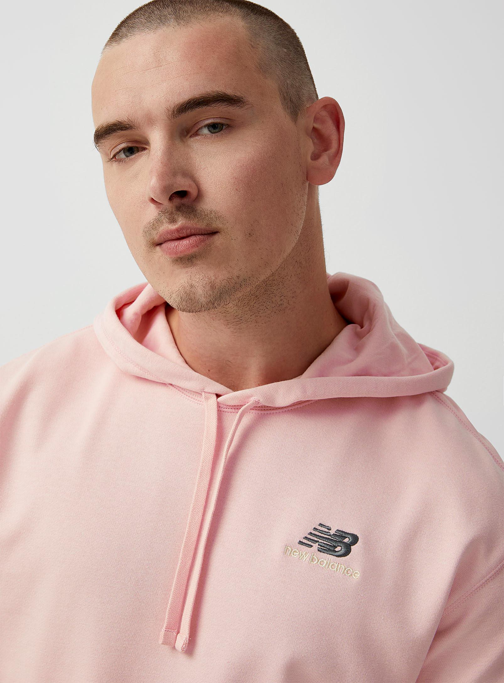 New Balance Nb Logo Pastel Hoodie in Pink for Men | Lyst