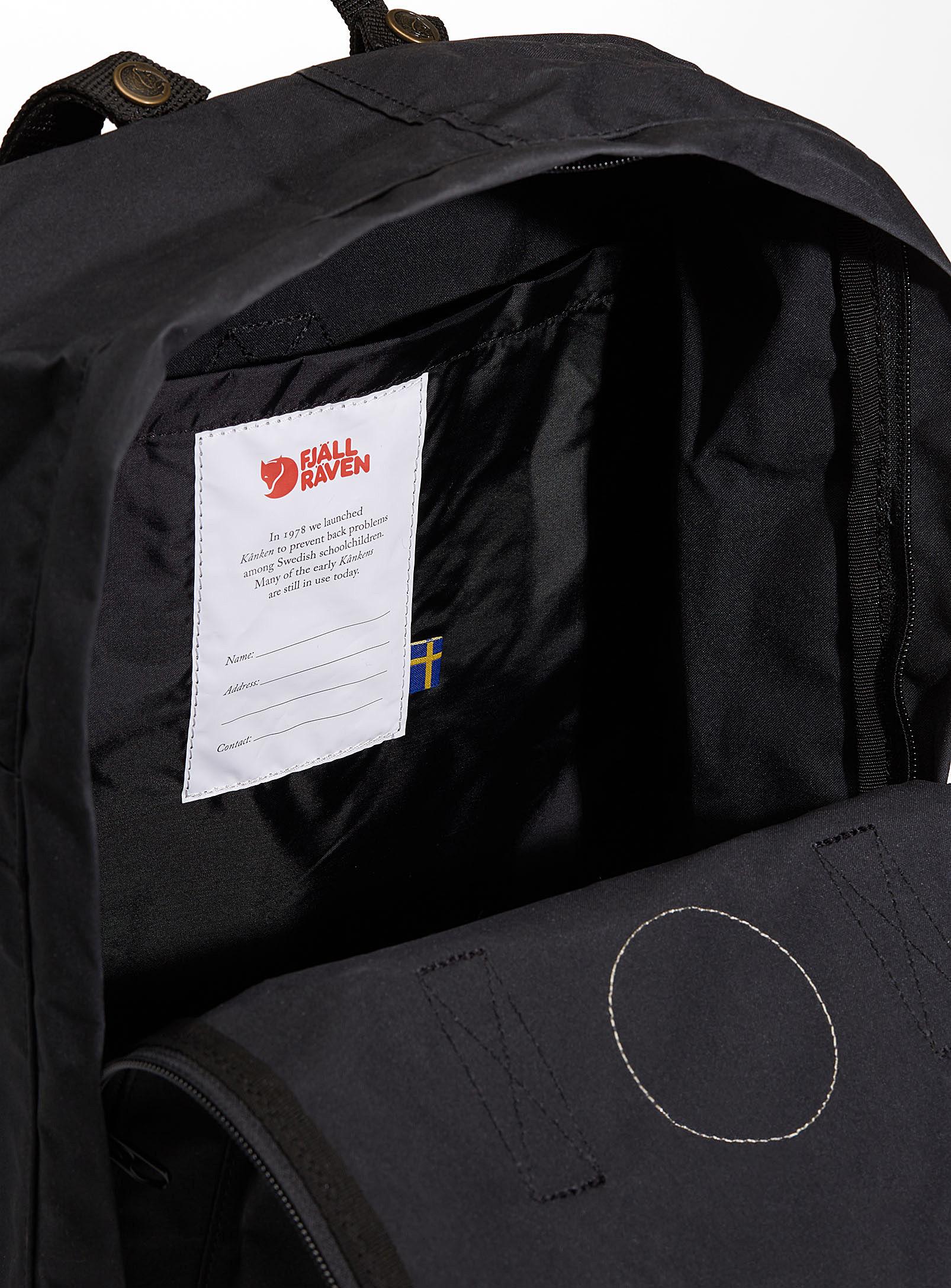 kanken black backpack