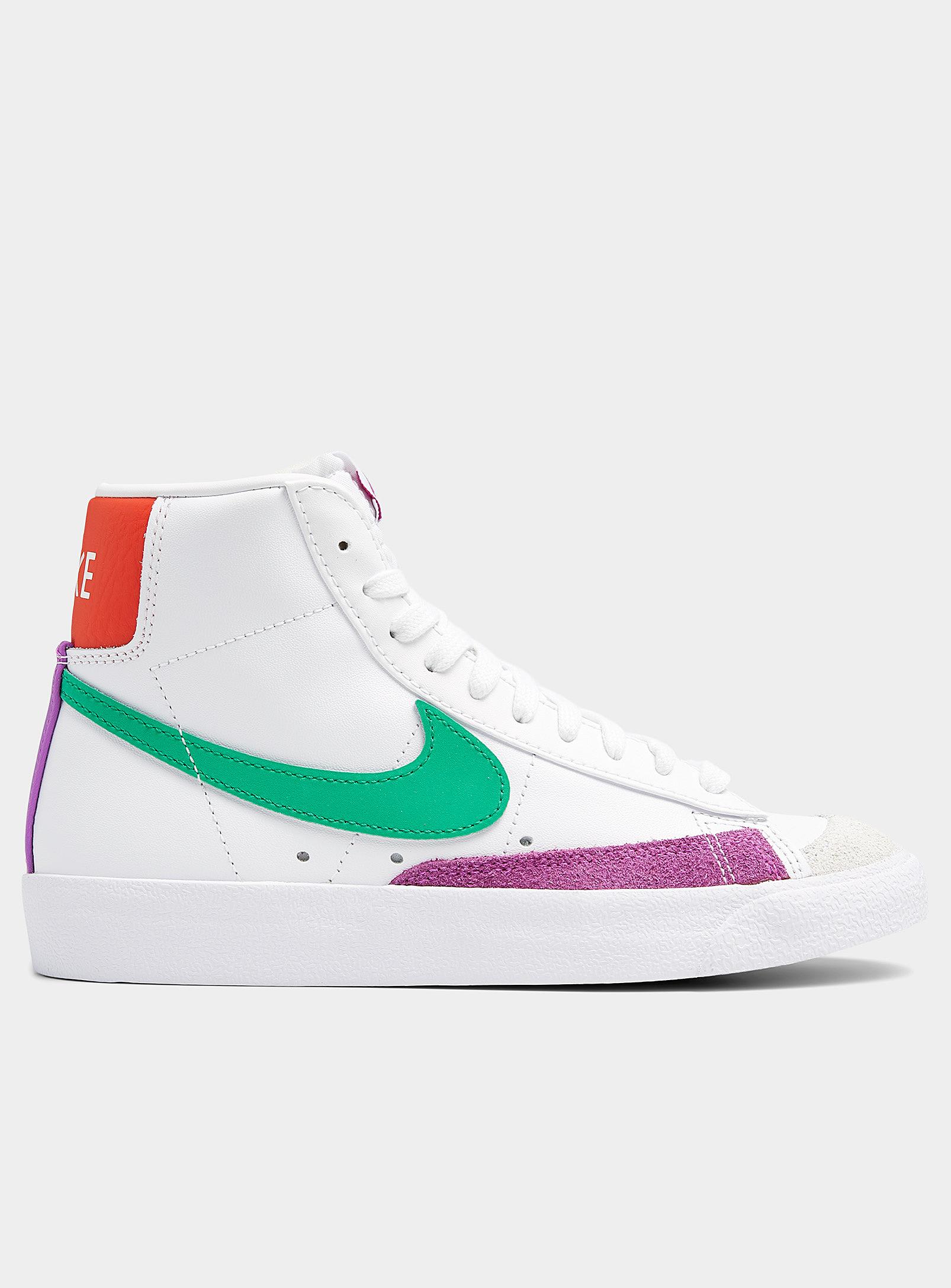 Nike Blazer Mid '77 Stadium Green And White Sneakers Women Lyst