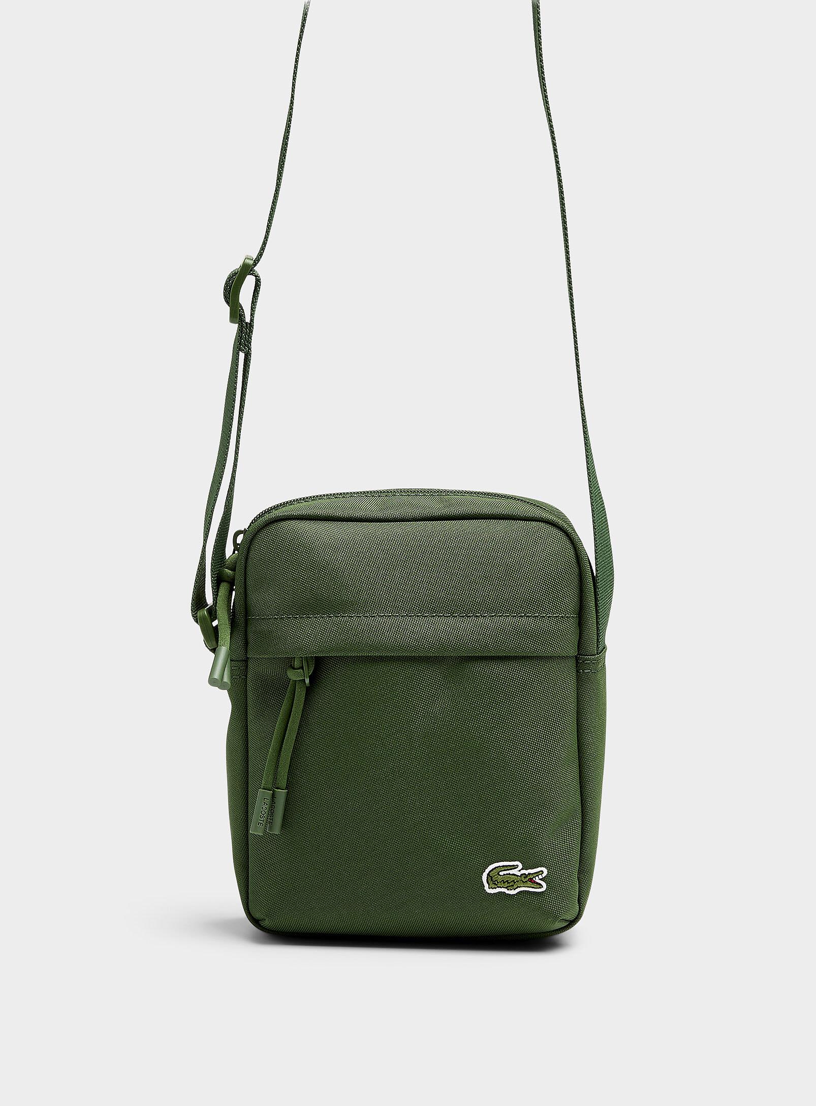 Lacoste Logo Vertical Camera Bag in Green for Men | Lyst