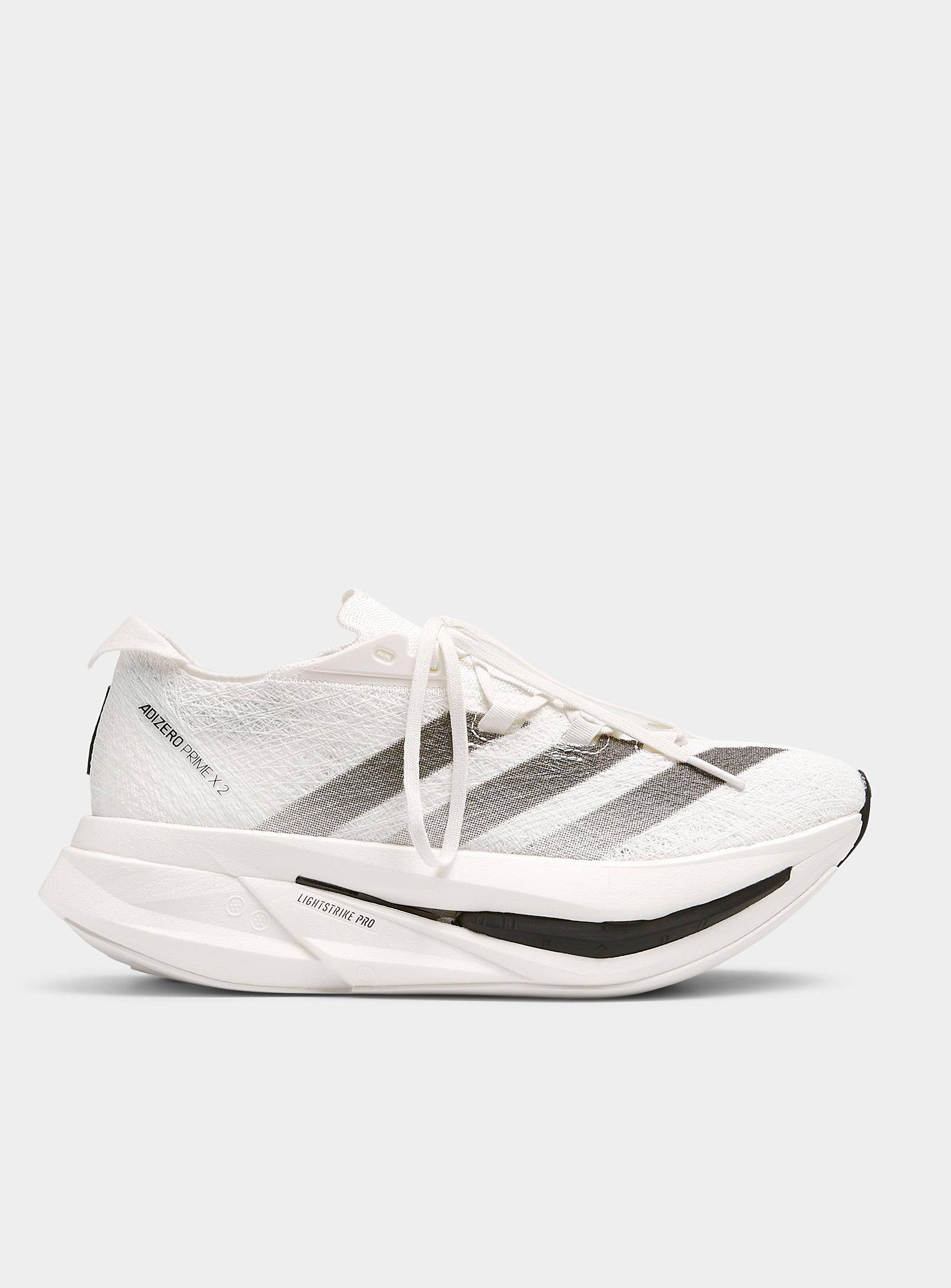 Y-3 Adizero Prime X 2 Strung Sneakers Men (men, White, 7.5 Y-3 Adizero Prime X 2 Strung Sneakers Men (men, White, 7.5