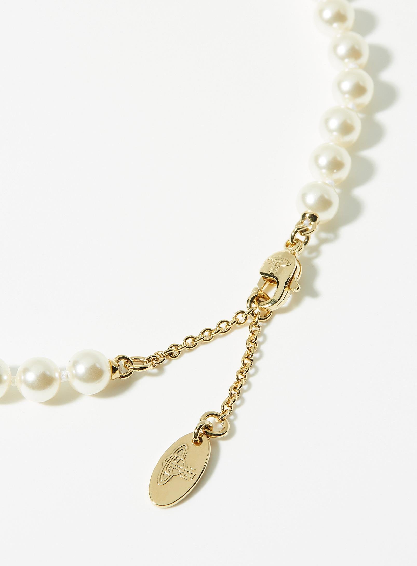 Vivienne Westwood Synthetic Lucrece Pearl Pendant Necklace | Lyst