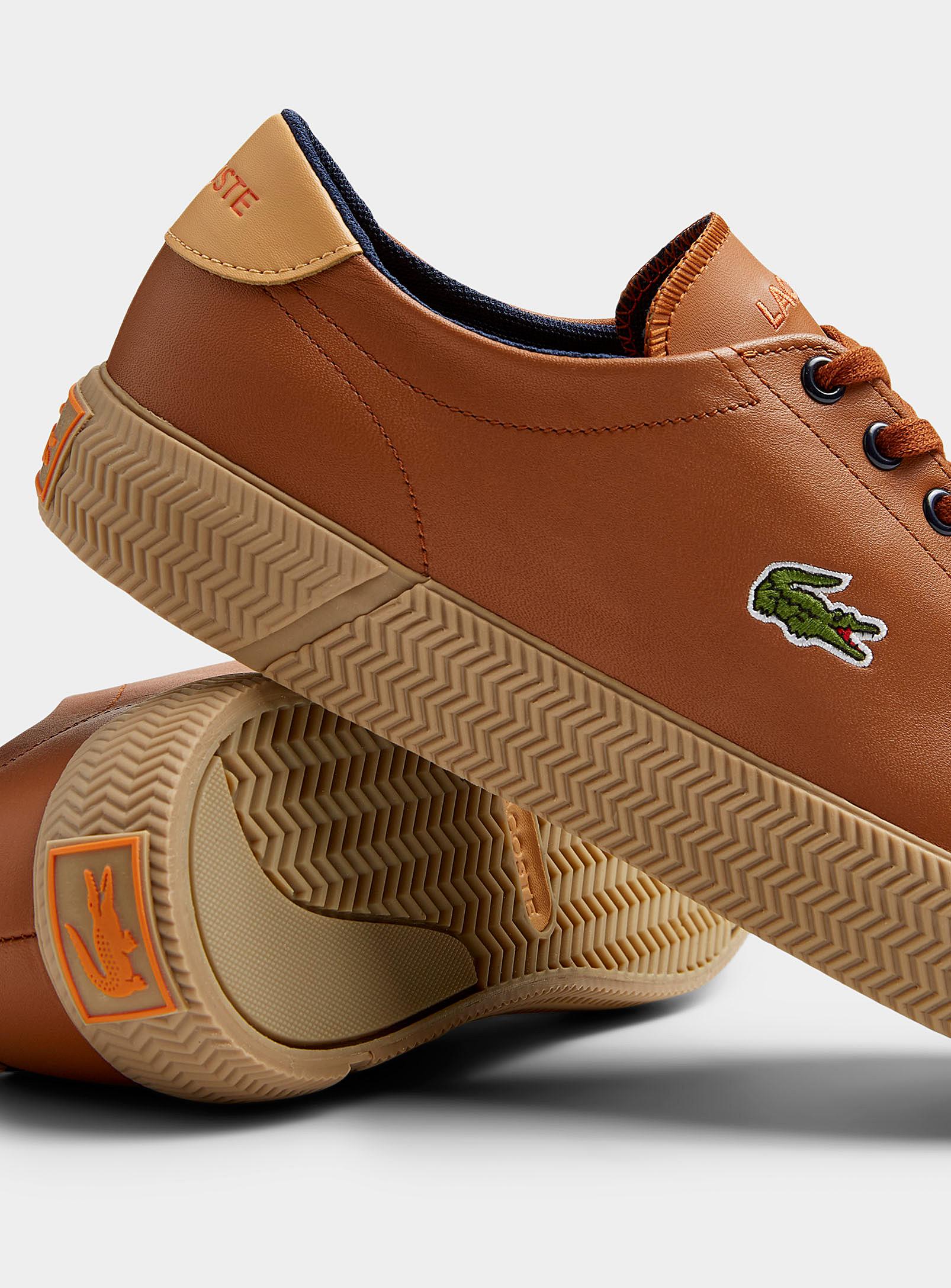 Lacoste Tan Gripshot Court Sneakers Men in Brown for Men | Lyst