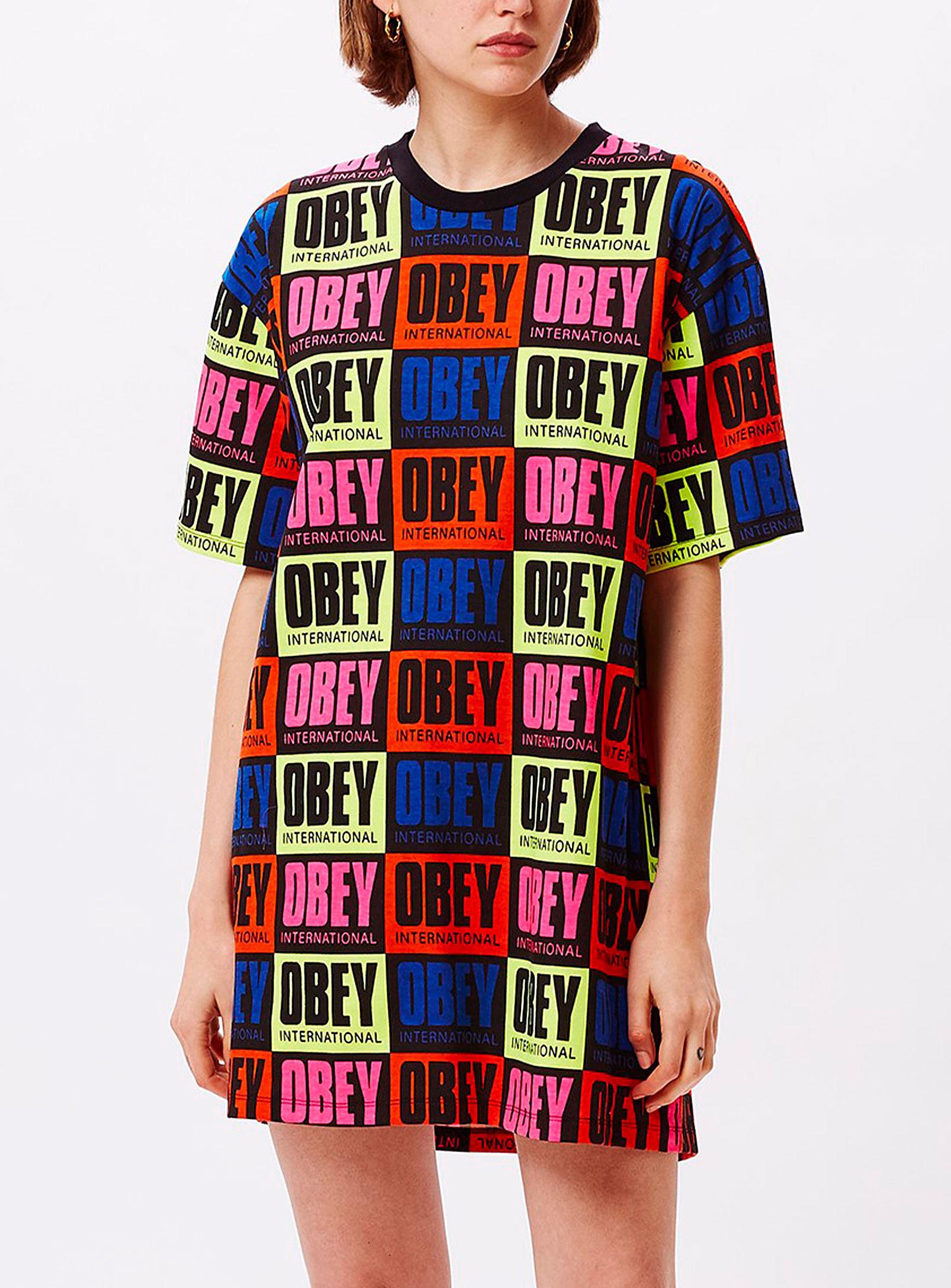 Obey Cotton Coloured Logo T - Lyst