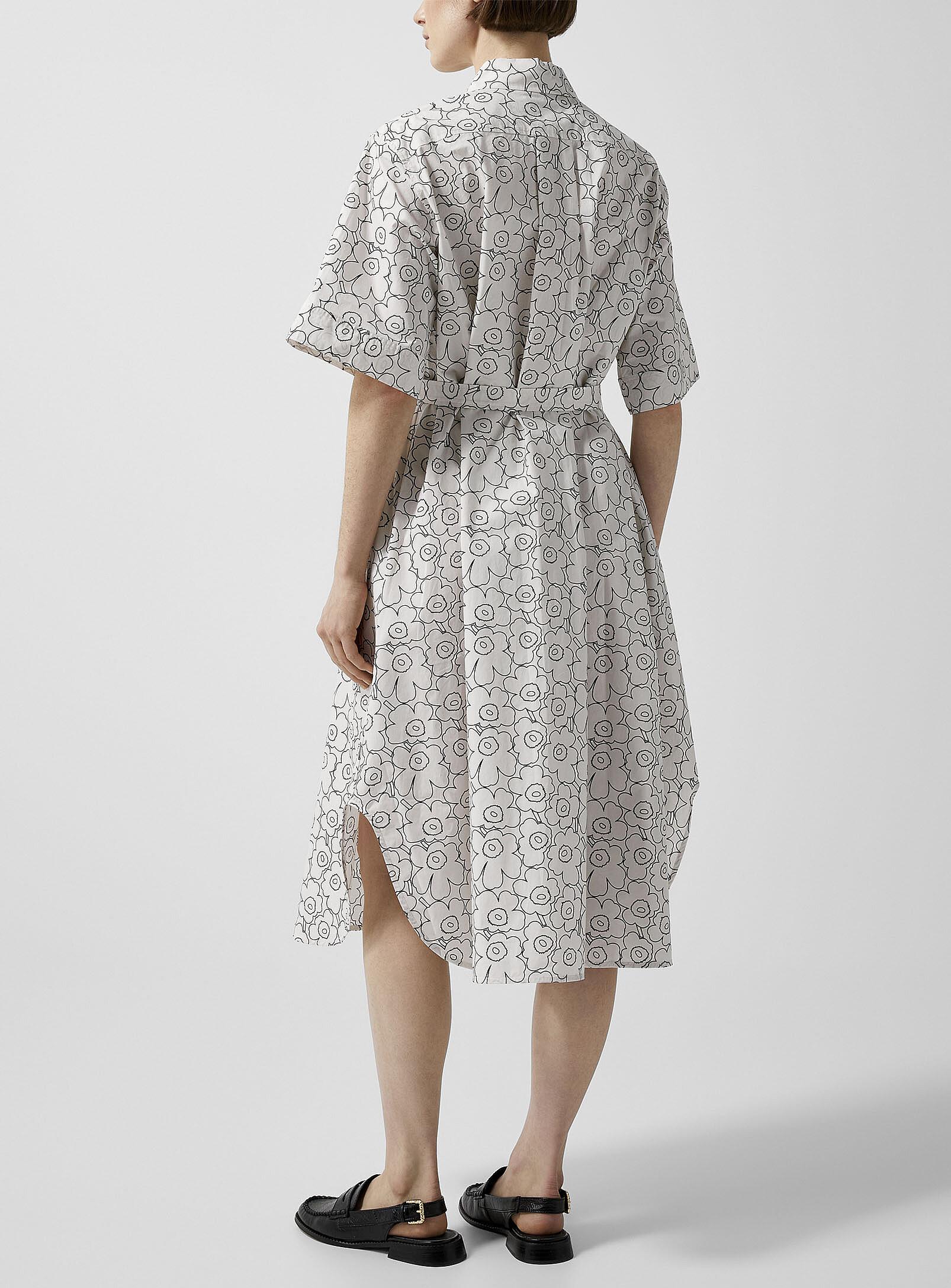 ☆ marimekko ☆ Popliini Piirto Unikko 510- シャツドレス Popliini Piirto Unikko Dress | Marimekko