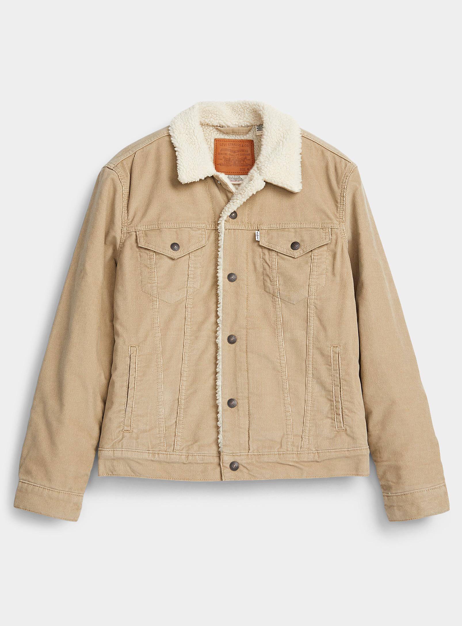 levi's trucker corduroy