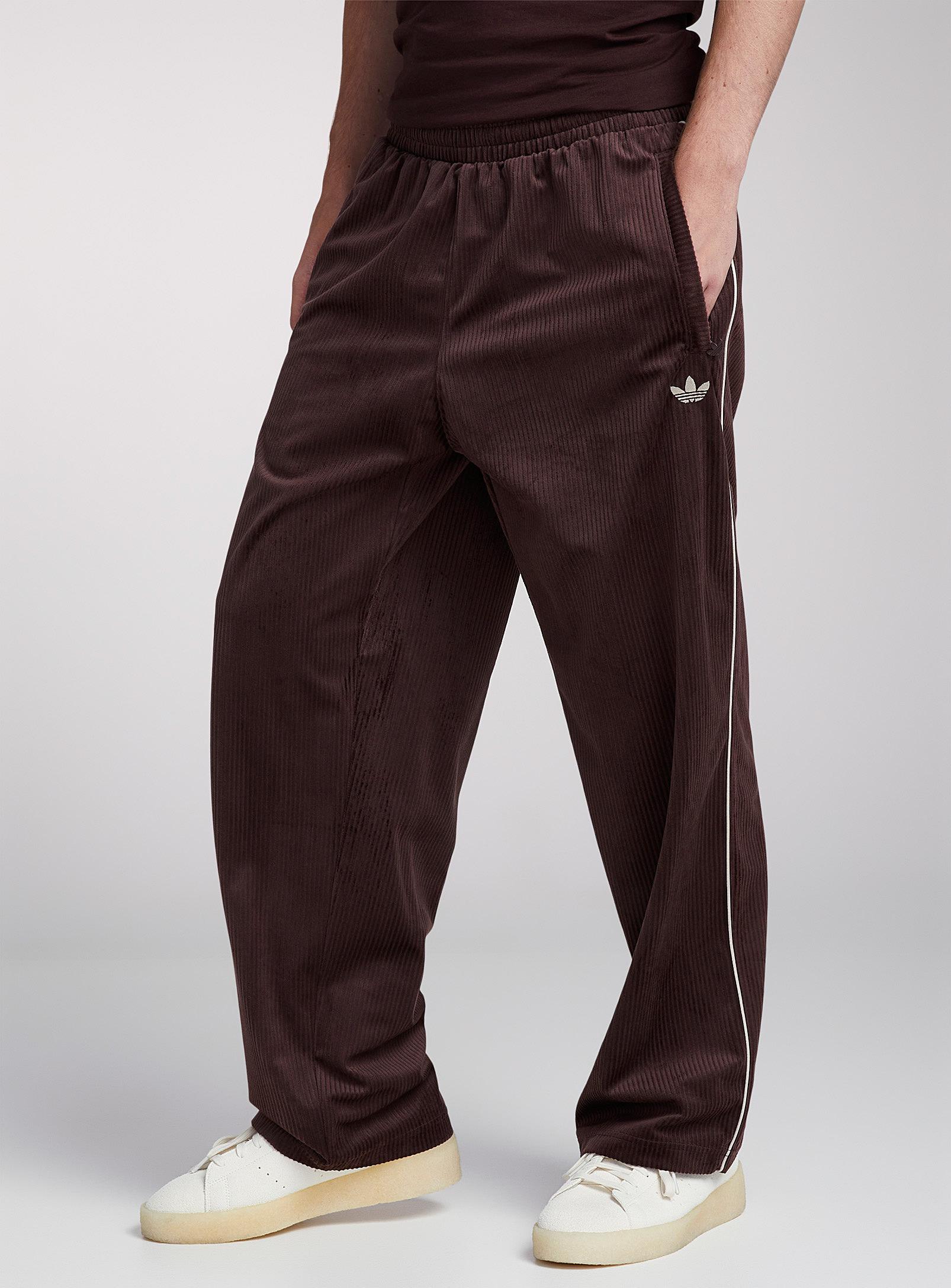 adidas Originals Piping Corduroy Pant Loose Fit in Brown for Men | Lyst