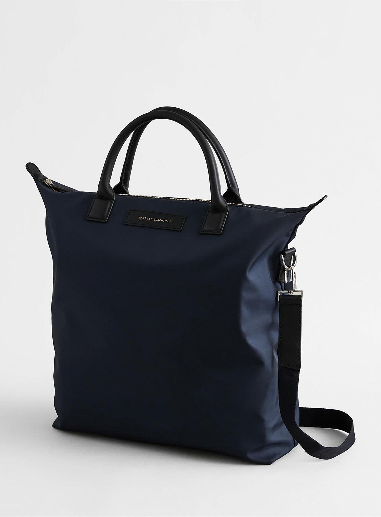 WANT Les Essentiels Navy O'hare Nylon Tote Bag in Blue for Men