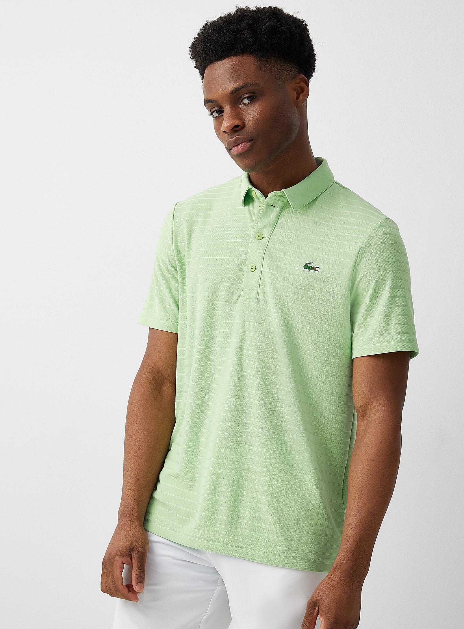 Lacoste Jacquard Stripe Micro in Green for Men | Lyst