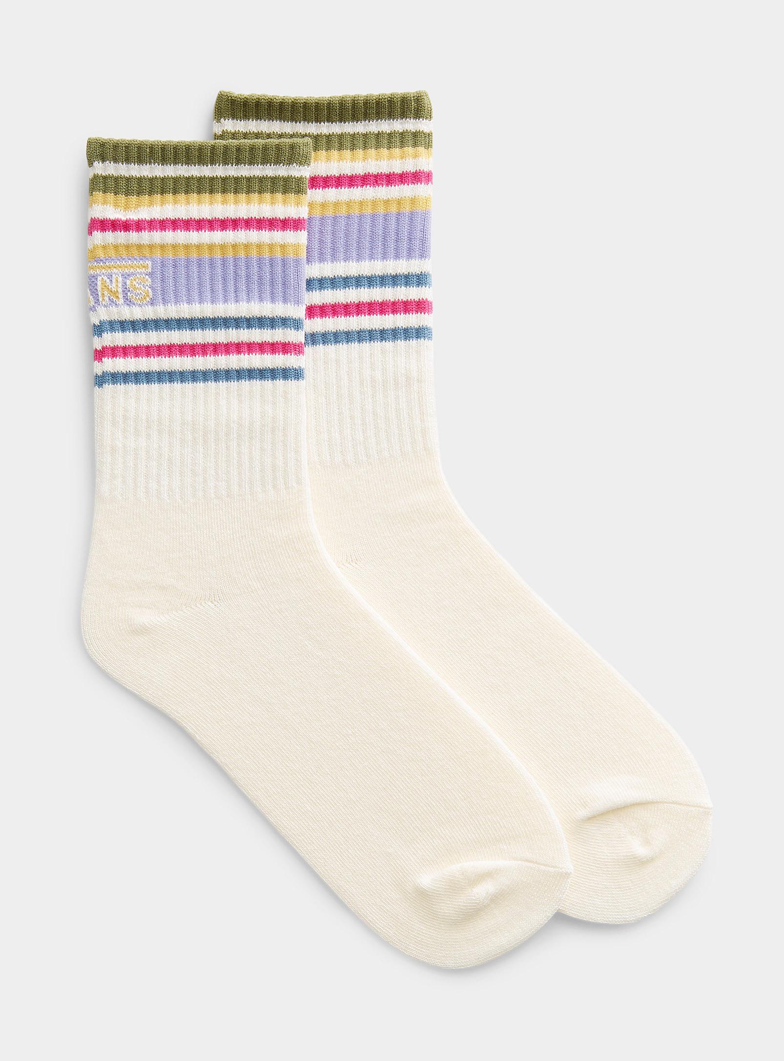 Vans Retro Tennis Stripe Sock in White | Lyst