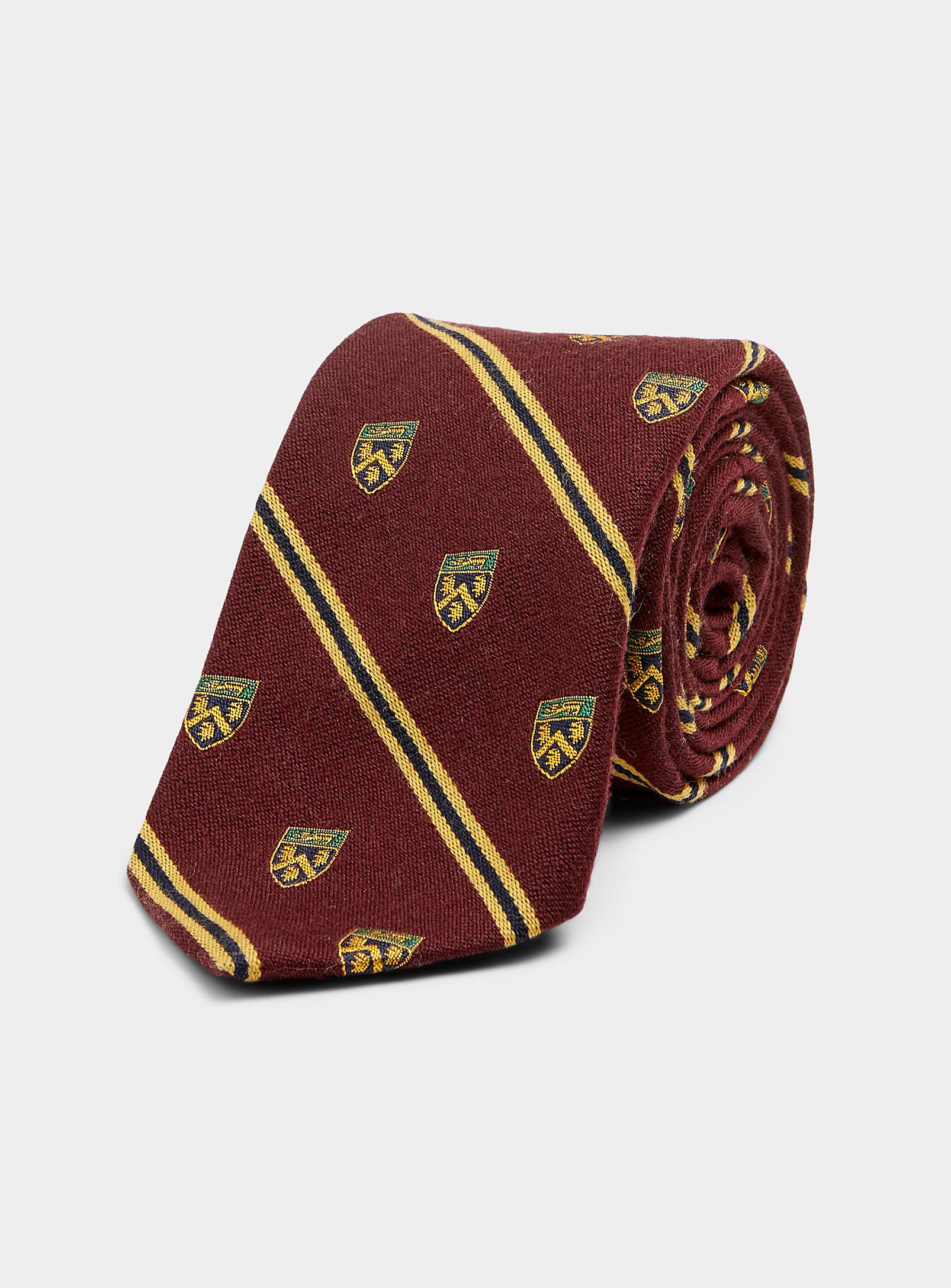 Polo Ralph Lauren Golden Crest Tie in Red for Men | Lyst