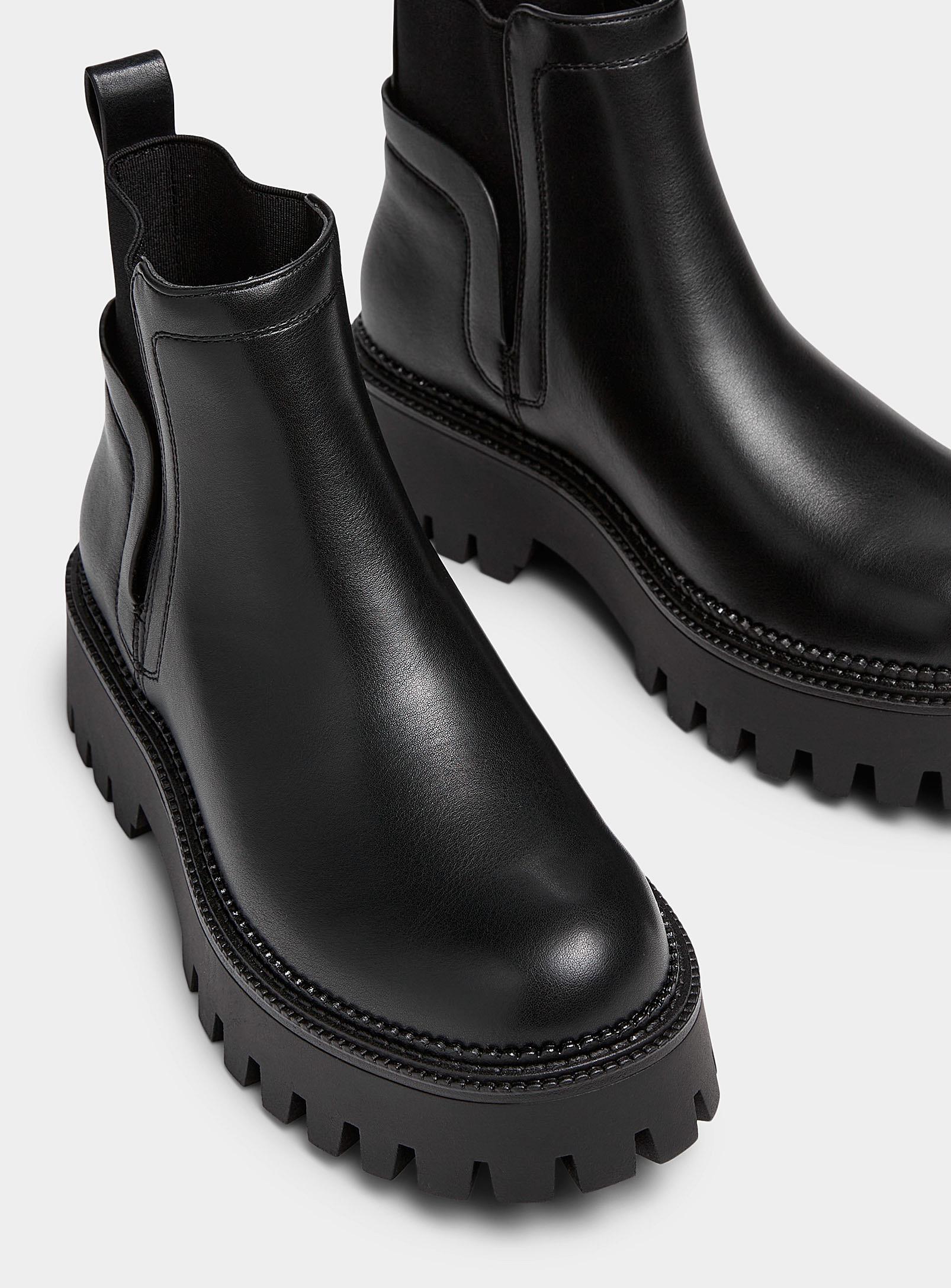 Steve Madden Bardot Platform Chelsea Boots Women in Black | Lyst