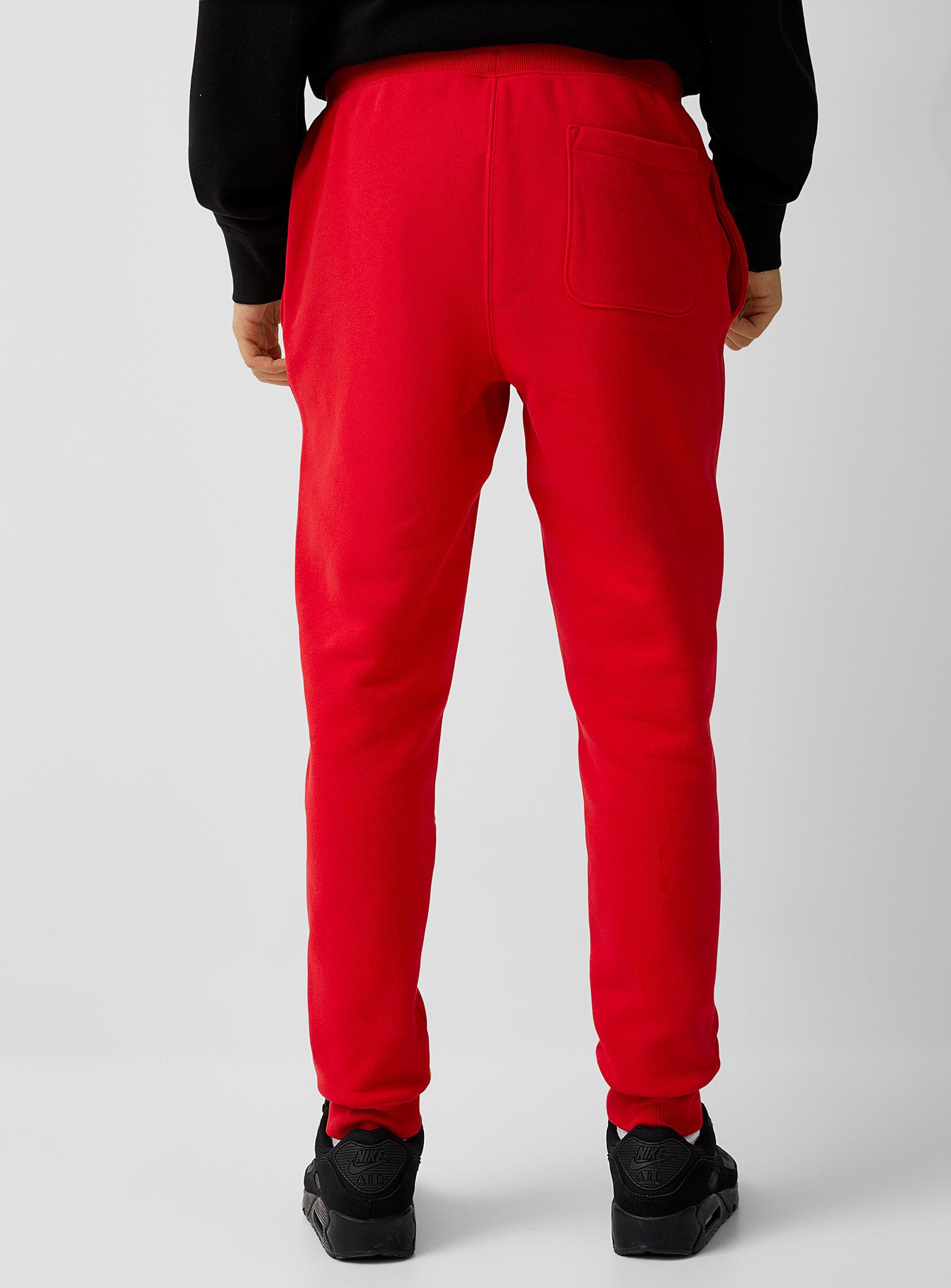 Champion Mickey Reverse Weave joggers in Red for Men | Lyst