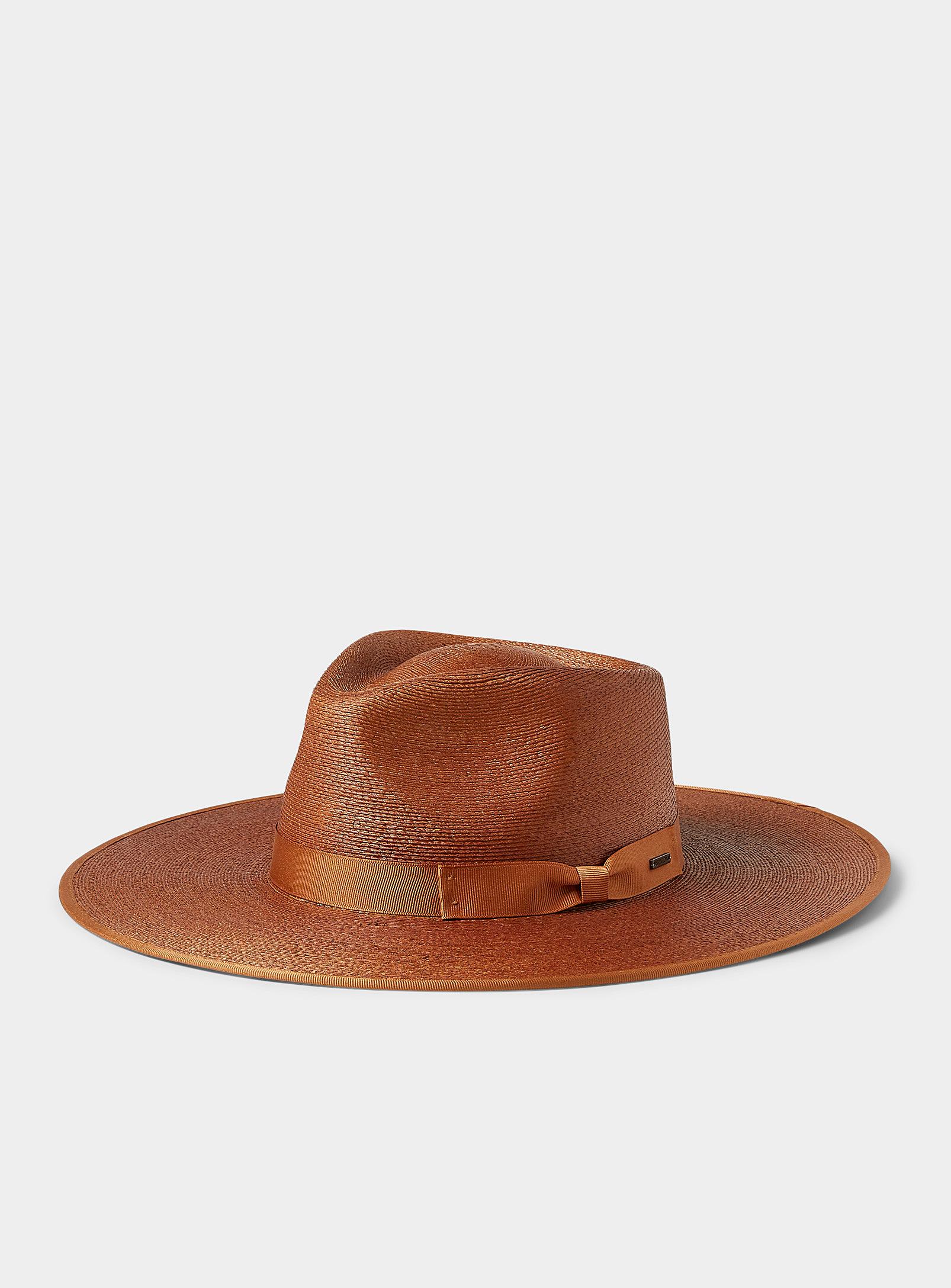 Brixton Jo Straw Rancher Hat in Brown 