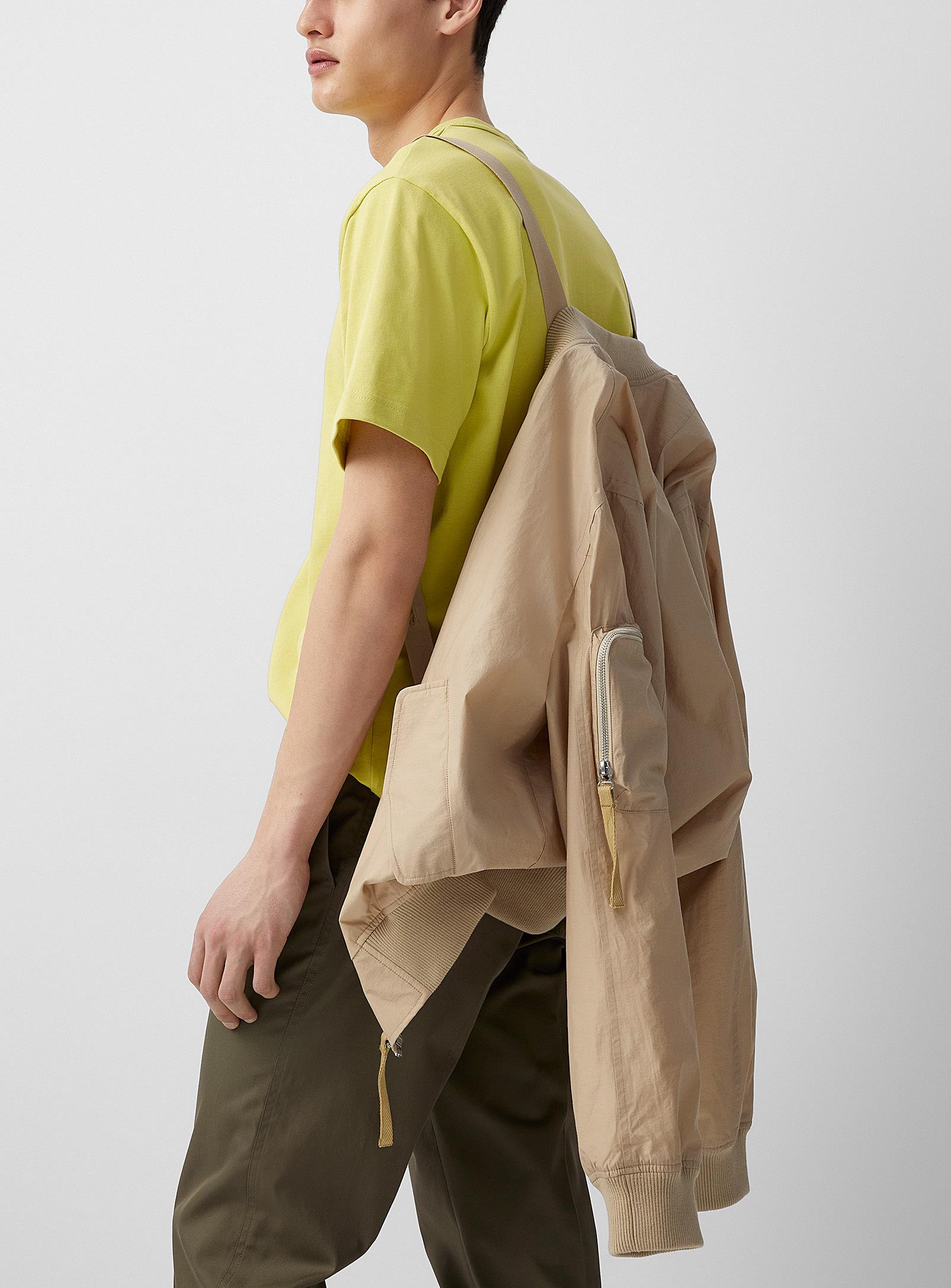 Helmut Lang Harness Block Accent Bomber Jacket in Natural for Men