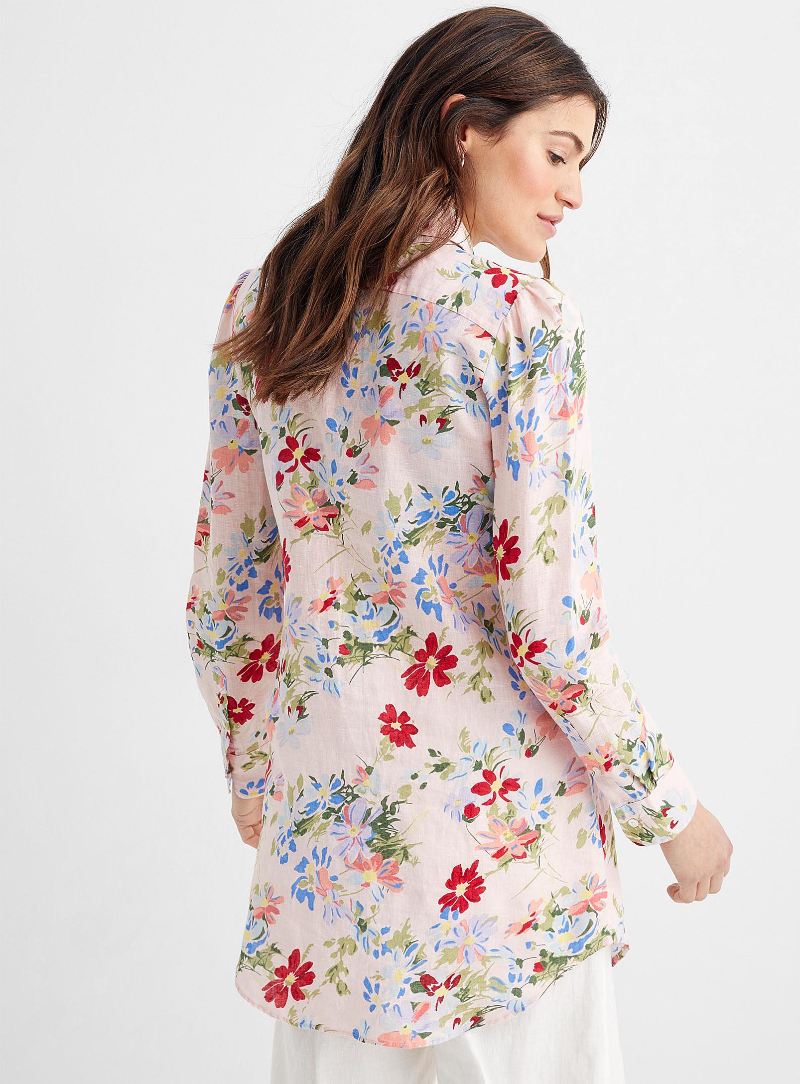 Polo Ralph Lauren Vibrant Floral Shirt Tunic | Lyst