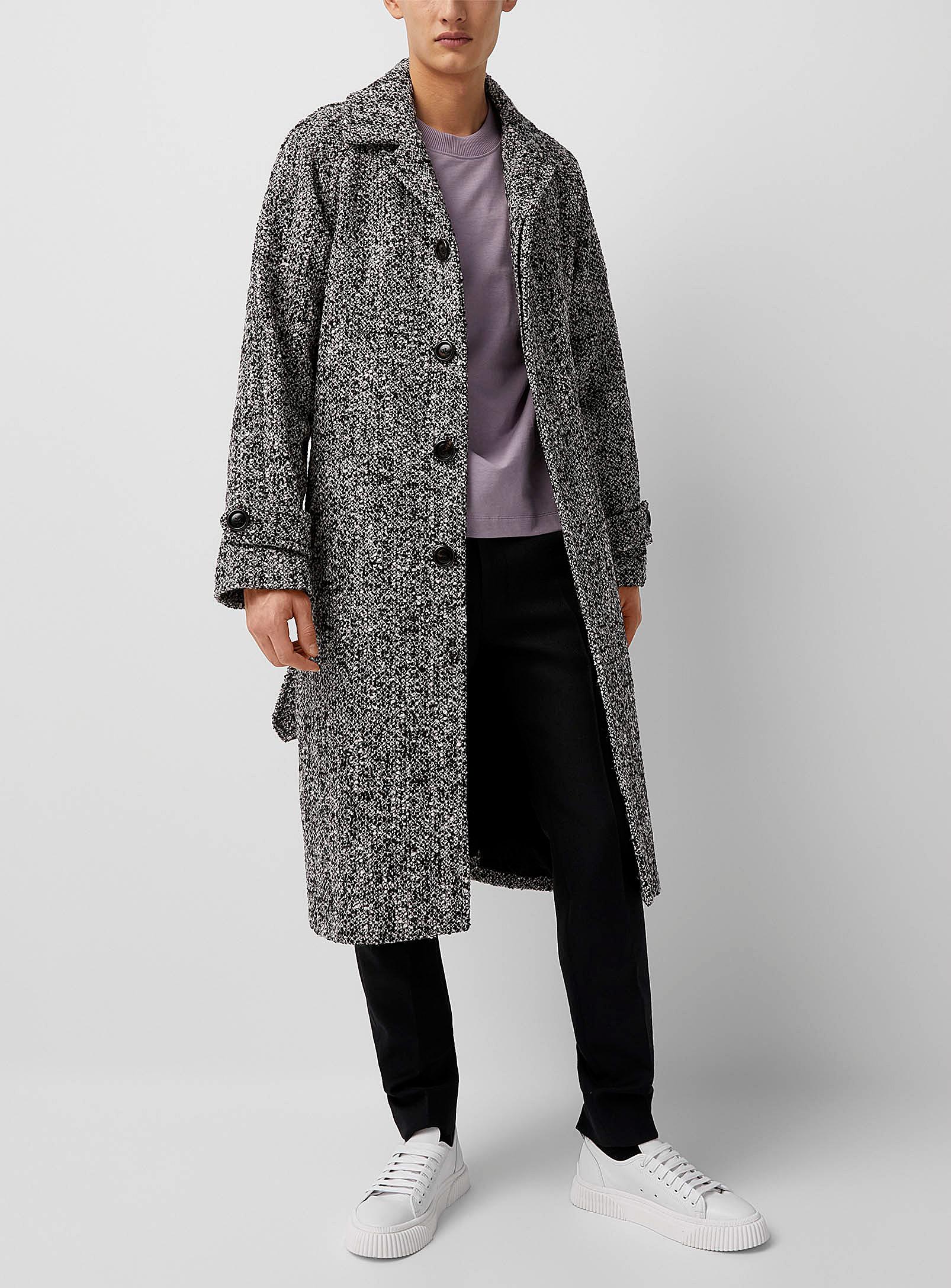 Speckled wool sale coat