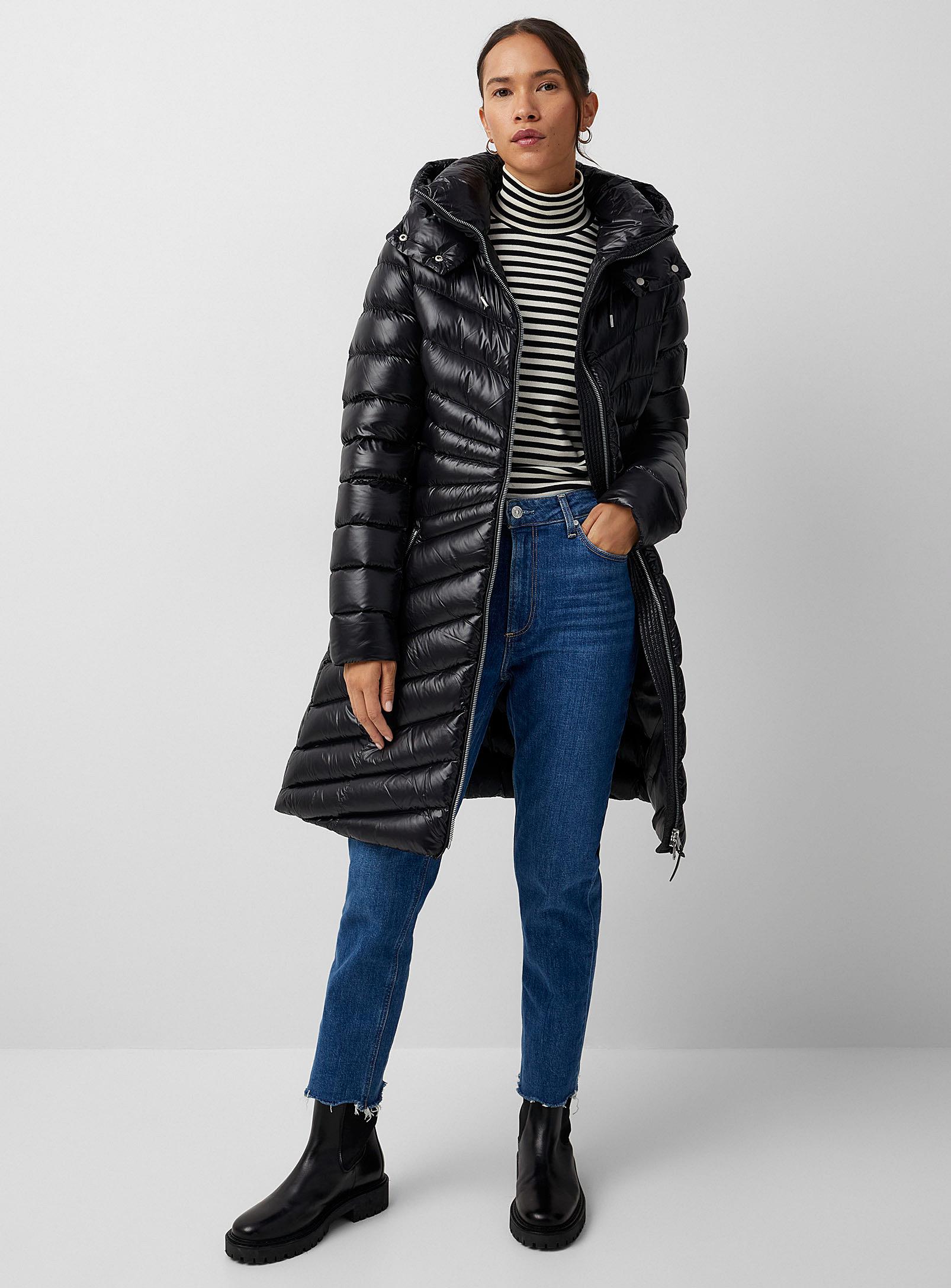 Mackage Camea Cinched Down Puffer Jacket in Blue | Lyst