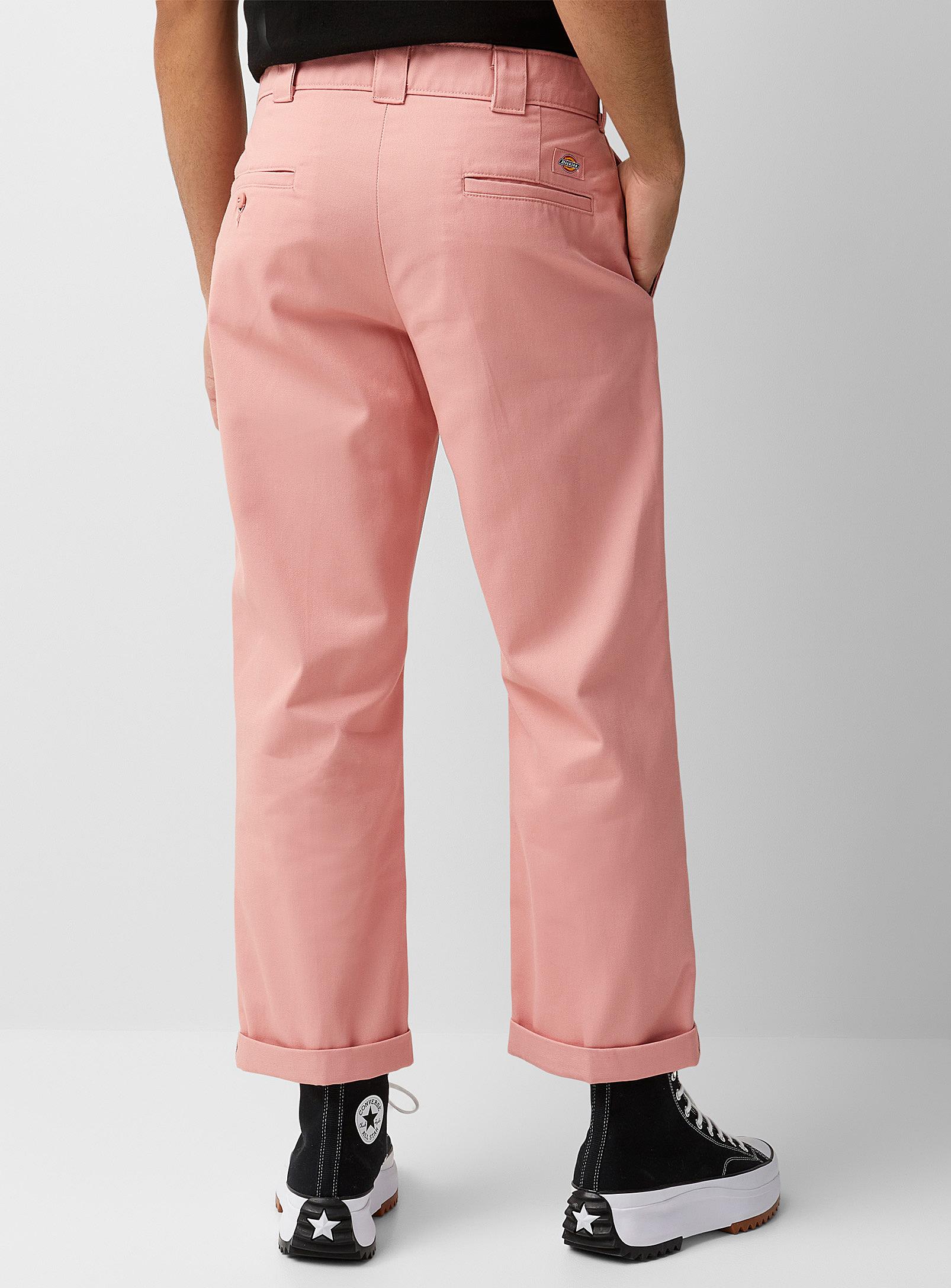 Dickies Cuffed Work Pant Straight Fit in Pink for Men | Lyst
