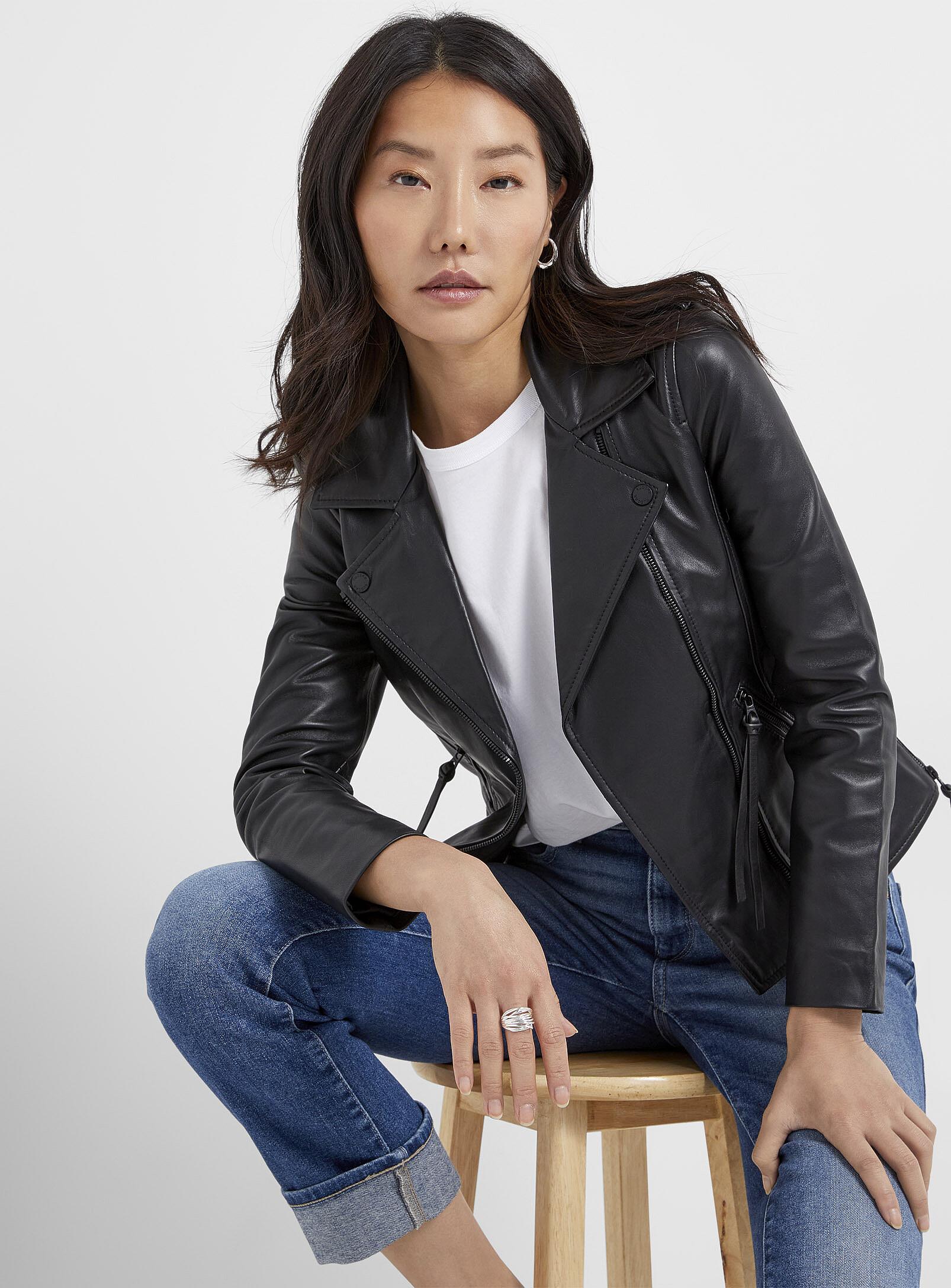 Blue Leather jackets for Women Lyst Page 3