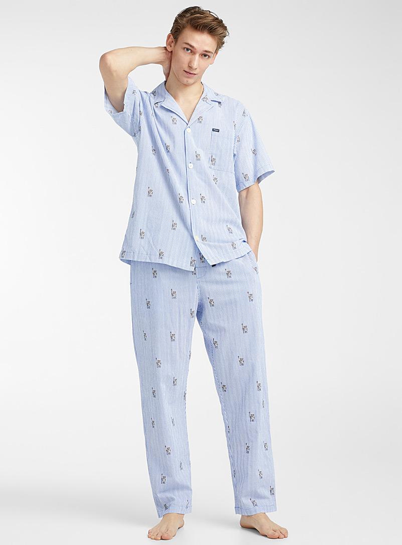Polo Ralph Lauren Sailor Teddy Bear Striped Pyjama Pant in Blue for Men |  Lyst