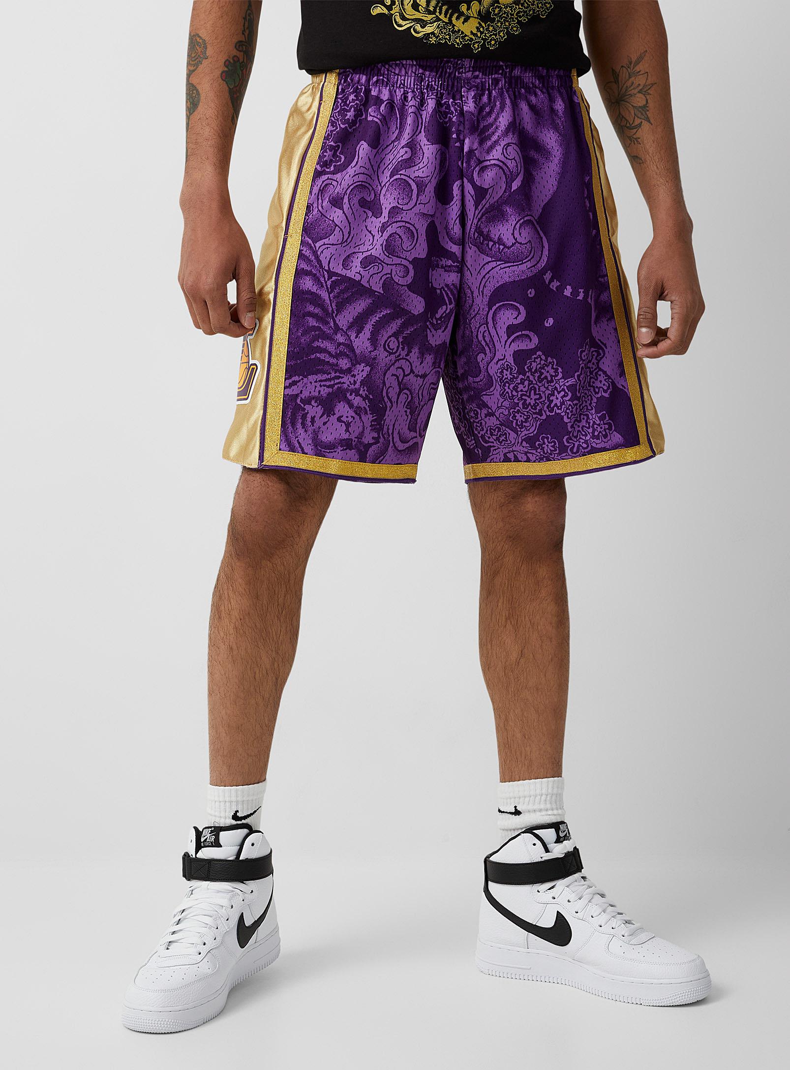 mitchell and ness lakers short