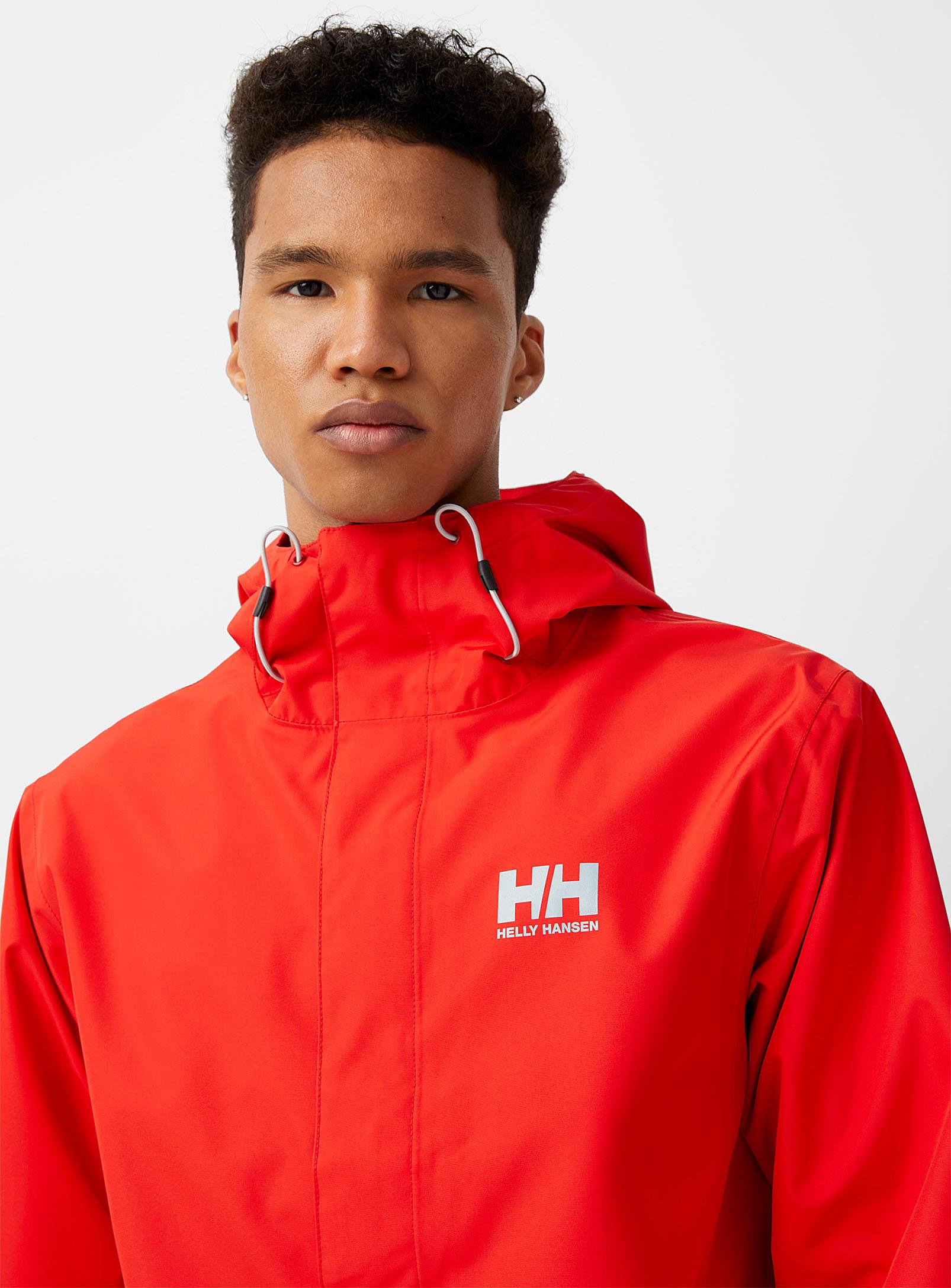 Helly Hansen Seven J Raincoat Regular Fit in Red for Men | Lyst