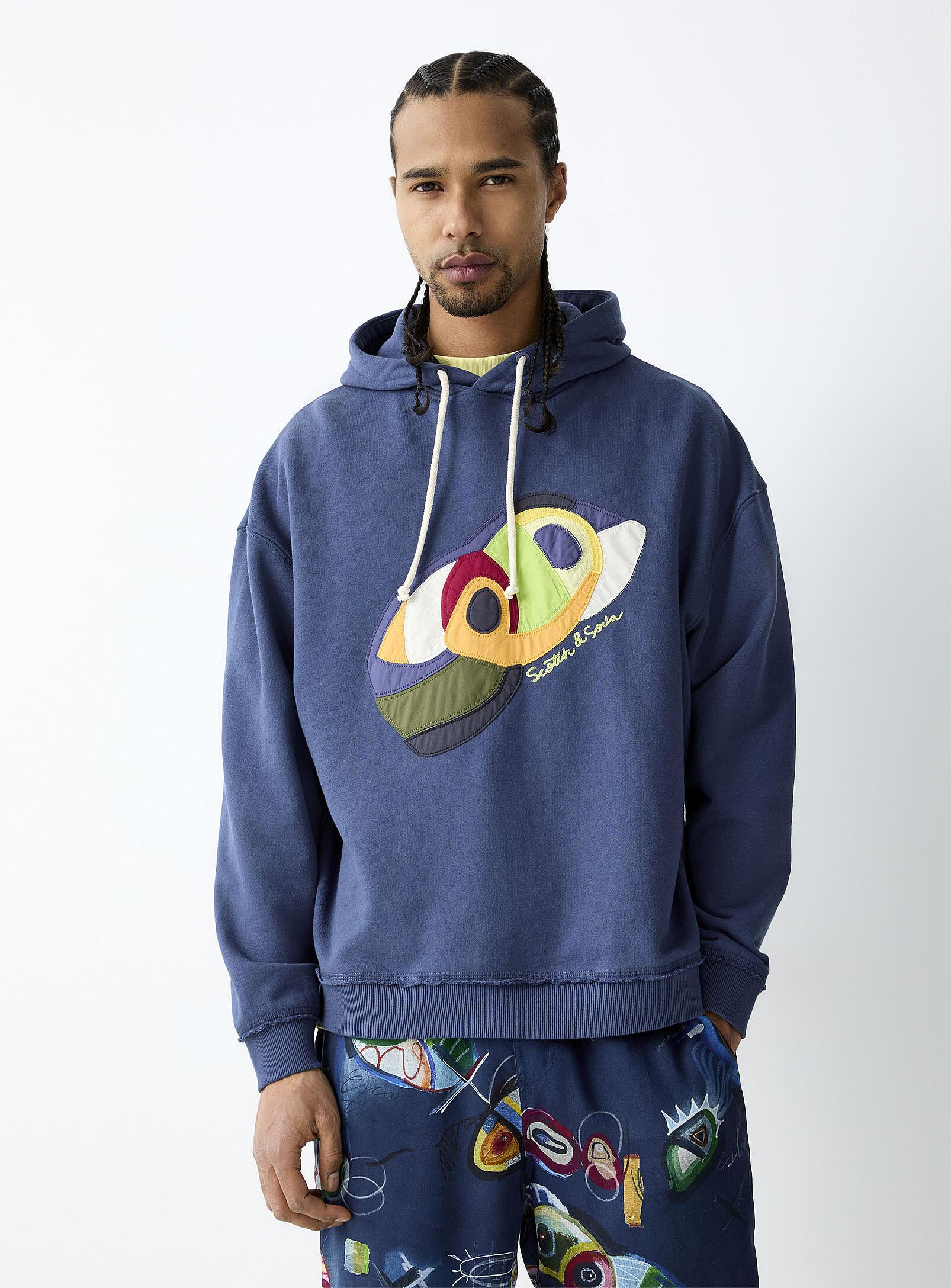 “Scotch & Soda” Graphicプリントフーディ Navy s-l1200.jpg
