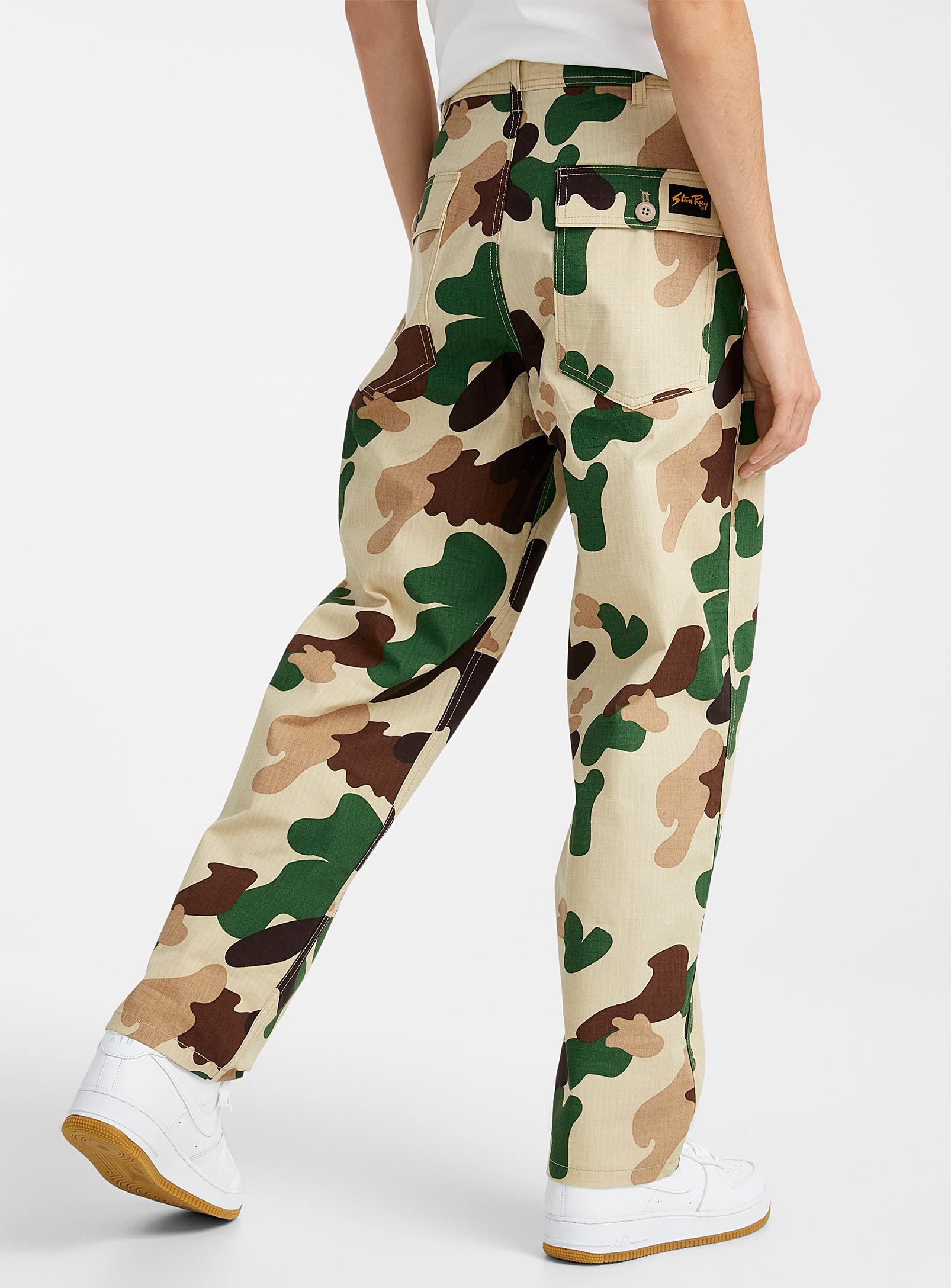 Stan Ray Cotton Duck Camo Fat Pant in 