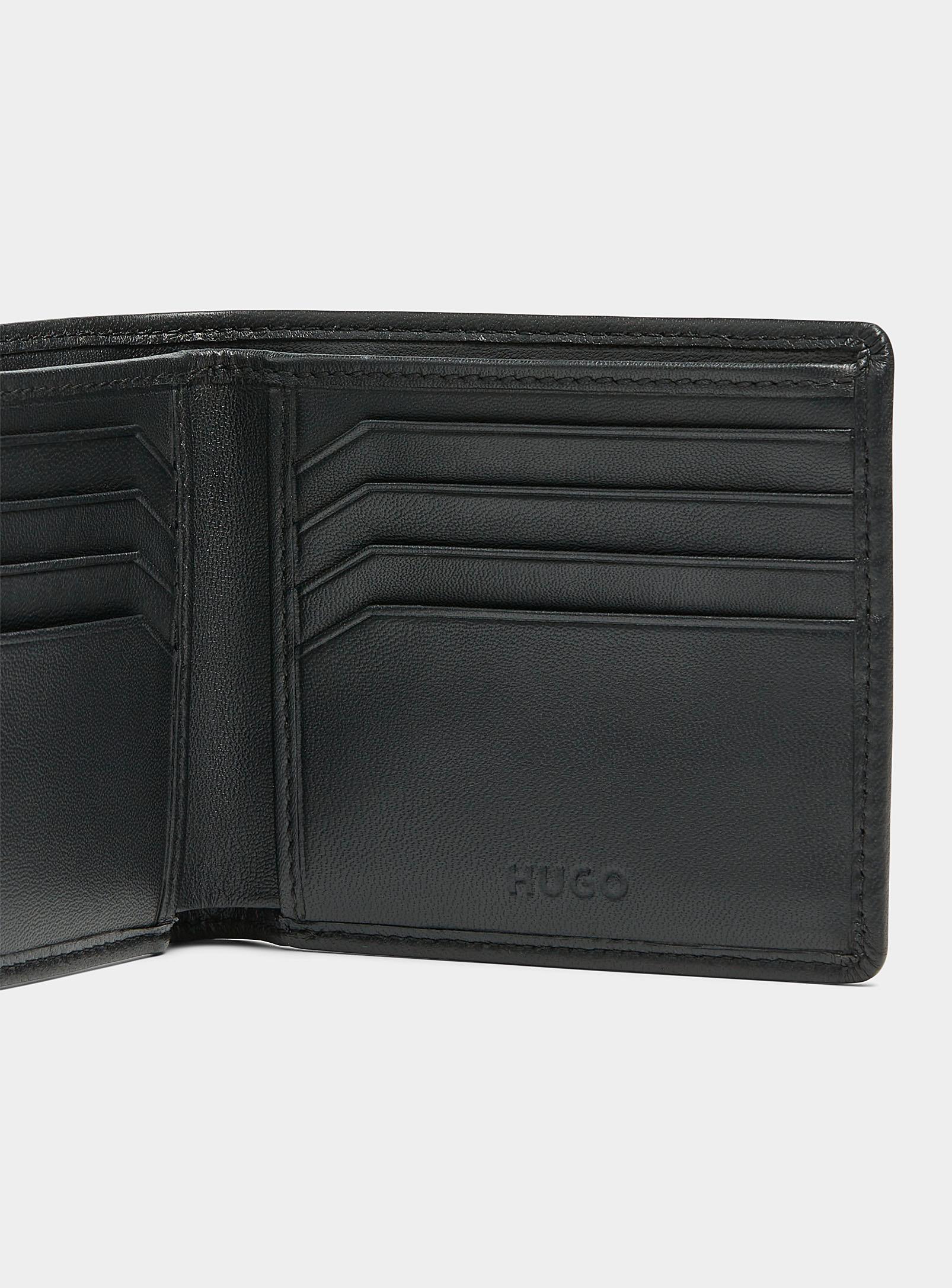 HUGO Red Logo Wallet in Black for Men | Lyst