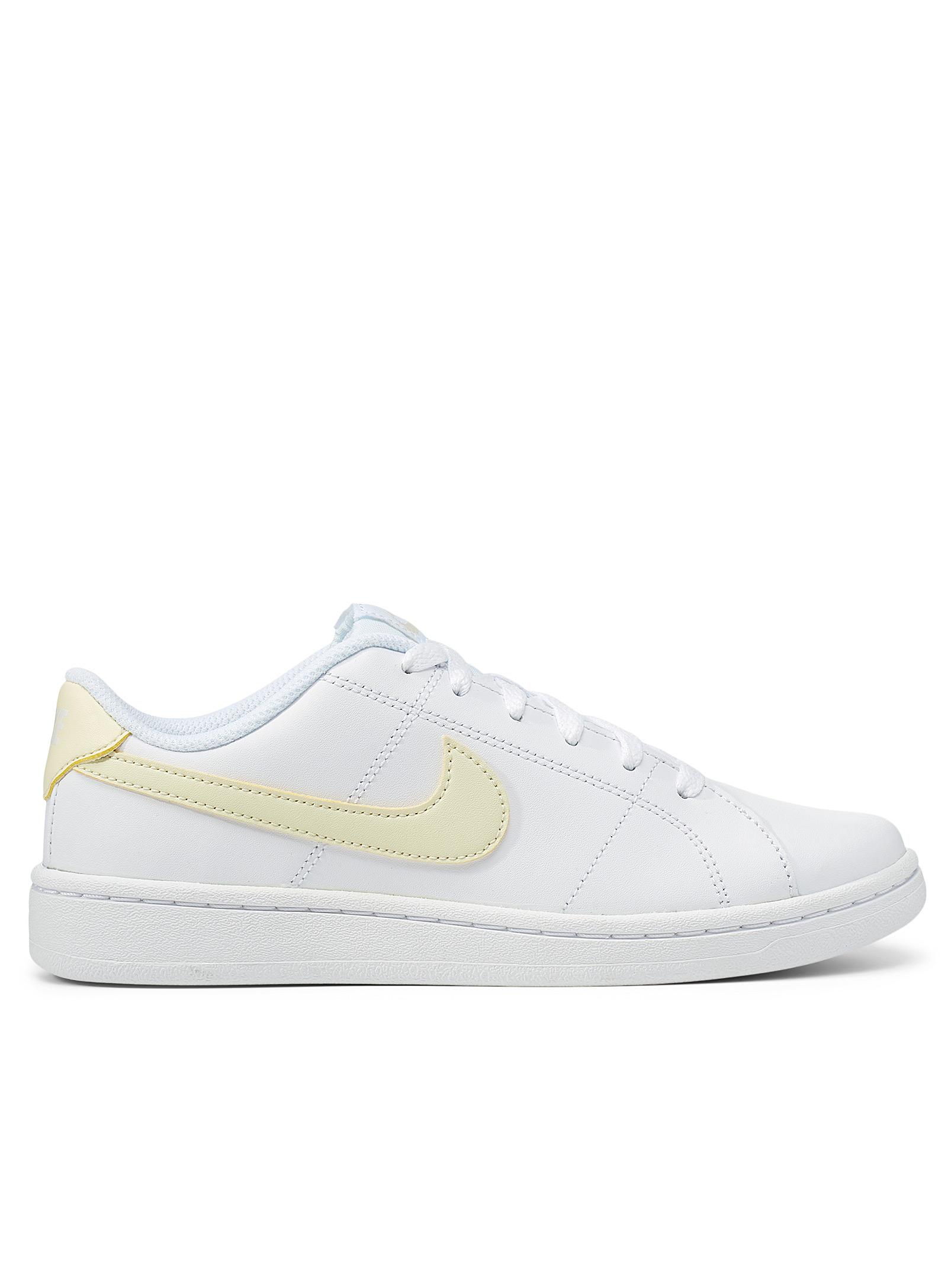 Nike Leather Court Royale 2 Yellow in White - Lyst