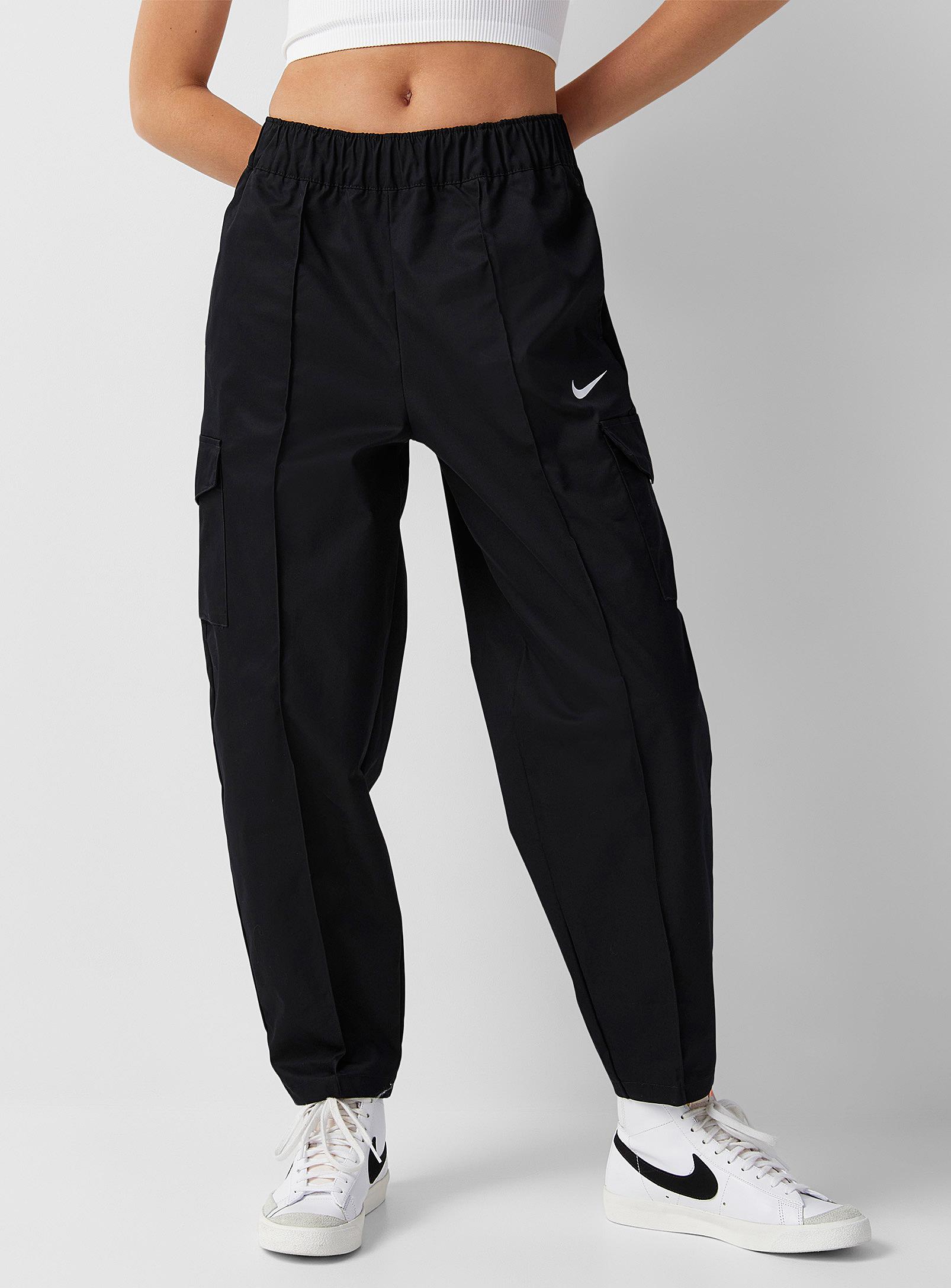 Nike Cotton Twill Cargo Pant in Black | Lyst