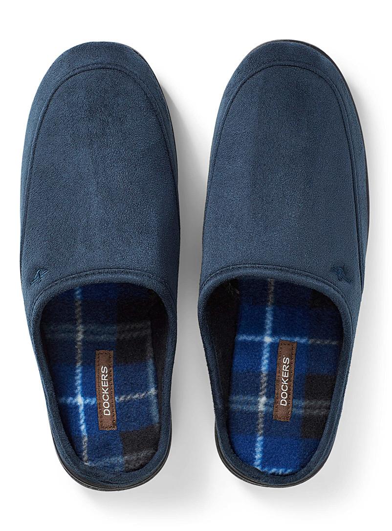 shoe slippers for men on Dockers Nap Mule Slippers Men In Marine Blue Blue For Men Lyst